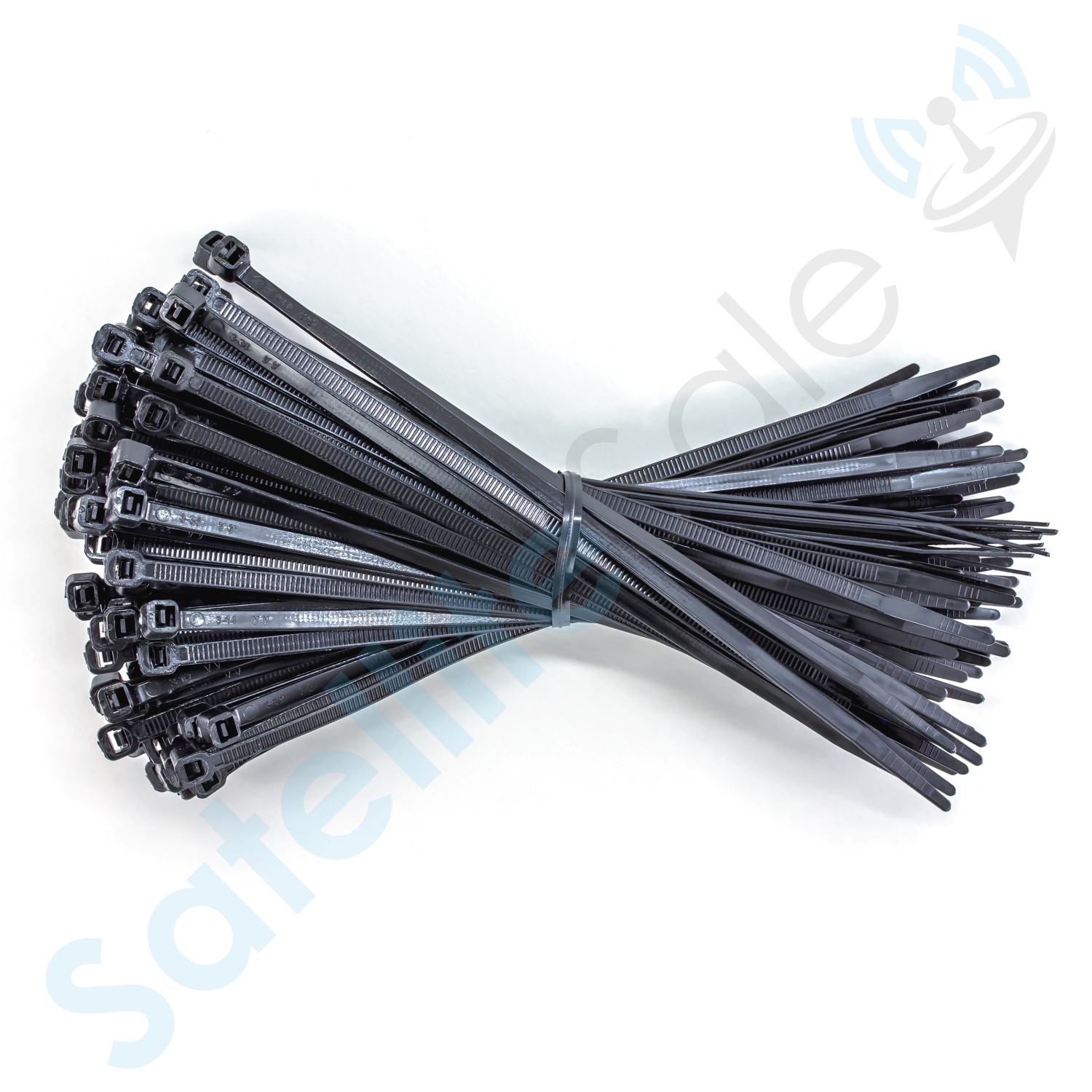 USTC – attaches en fil métallique 50&nbsp;lb Strength USTC MCOU10003 polyamide nylon noir 7 po, 178&nbsp;mm
