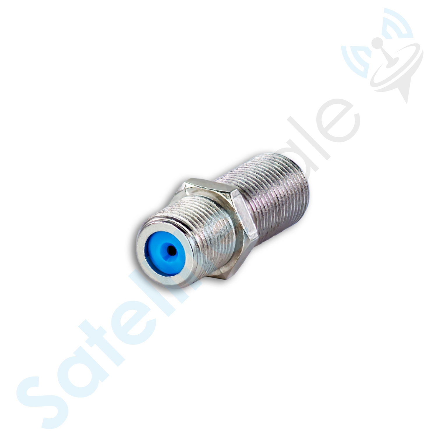 SatelliteSale High-Frequency F81 Coaxial Barrel Connectors Female to Female F-Type 3Ghz Adapter Coupler