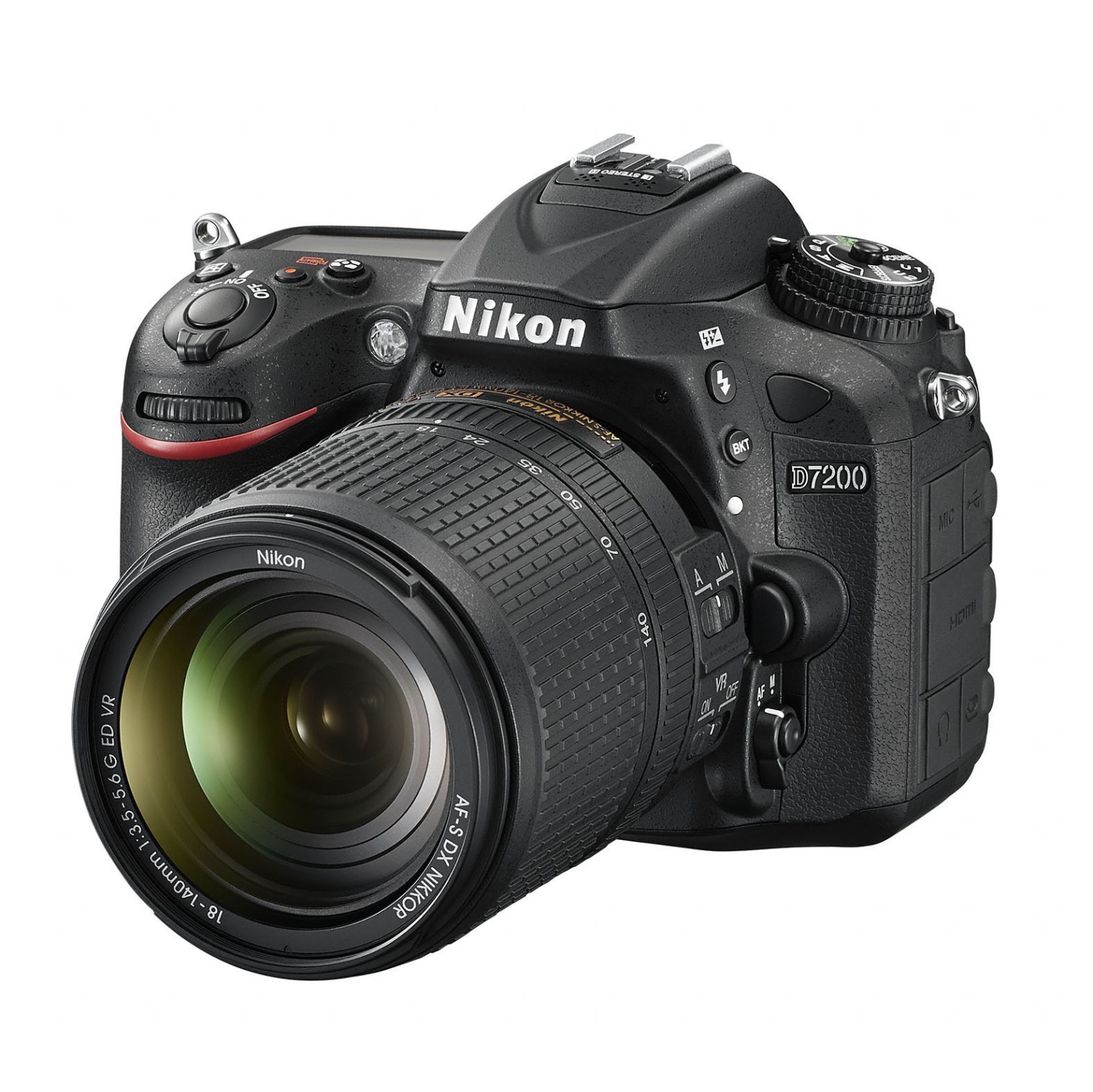 Open Box - Nikon D7200 Digital Camera and AF-S DX 18-140mm f/3.5-5.6G ED VR Lens Kit