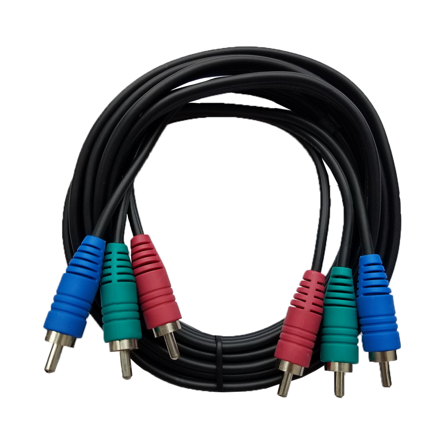 Câble vidéo en composantes 3 RCA 6&nbsp;pi RGB HDTV VCR DVD VCR tout neuf