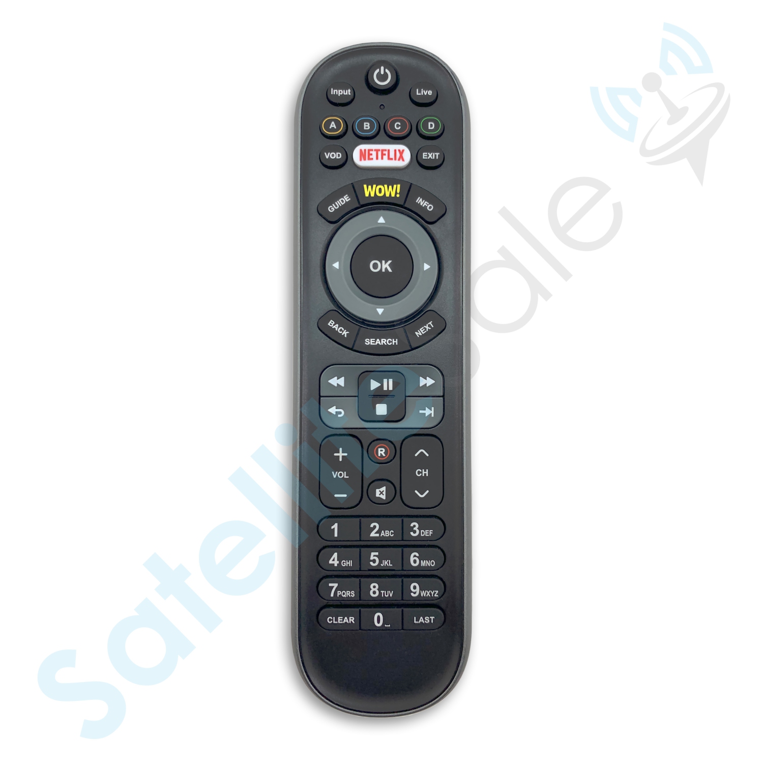 WOW TV Netflix Remote Control URC2135