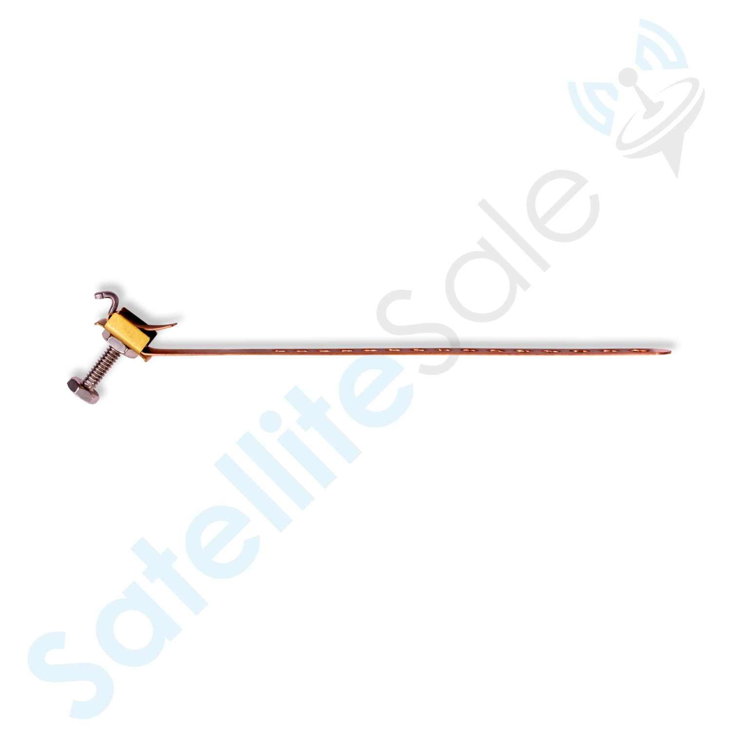 Sangle de mise à la terre revêtue de cuivre de SatelliteSale, flexible et ajustable, paquet de 5 pièces de 6 po