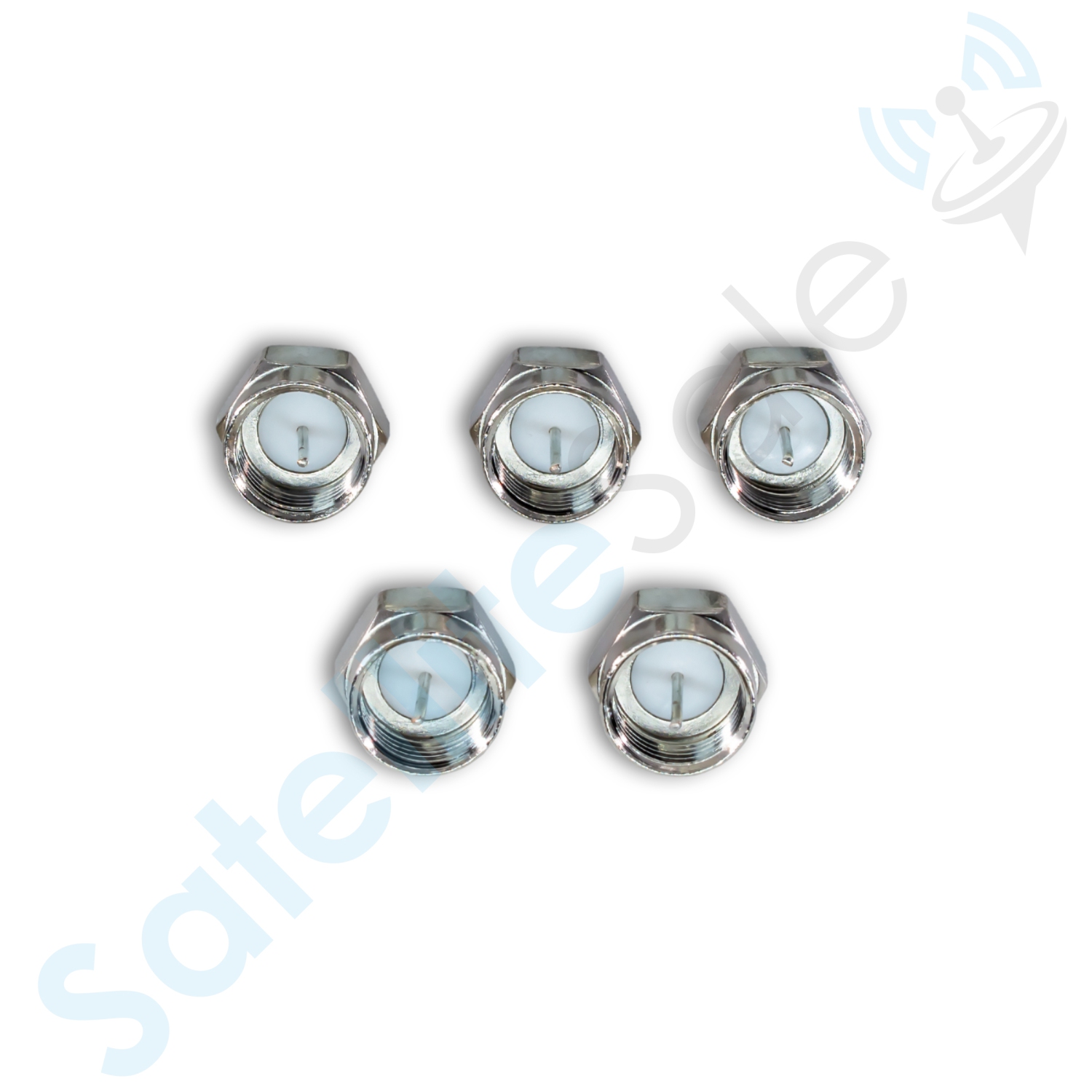 SatelliteSale Universal F-Type 75 Ohm Coaxial Terminator 5-2050 Mhz Pack of 25 Pcs