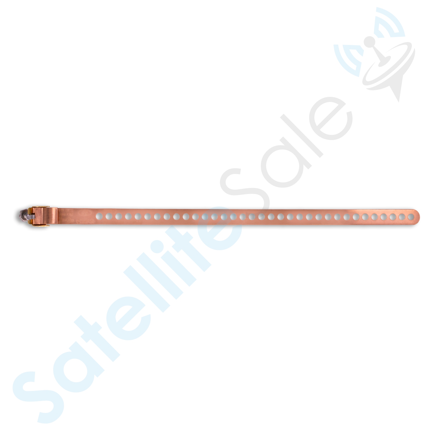 SatelliteSale Copper Coated Grounding Strap 12" Flexible and Adjustable Pack of 10 Pieces