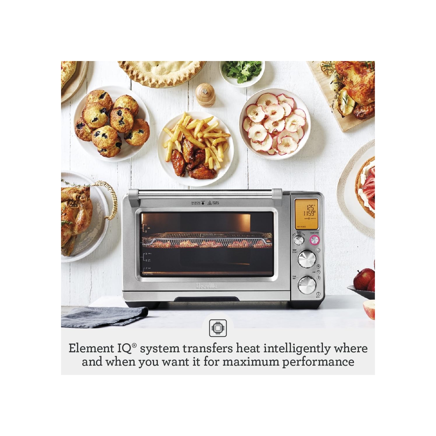 Breville BOV900BSS four à convection Smart Oven Air, grand, argenté