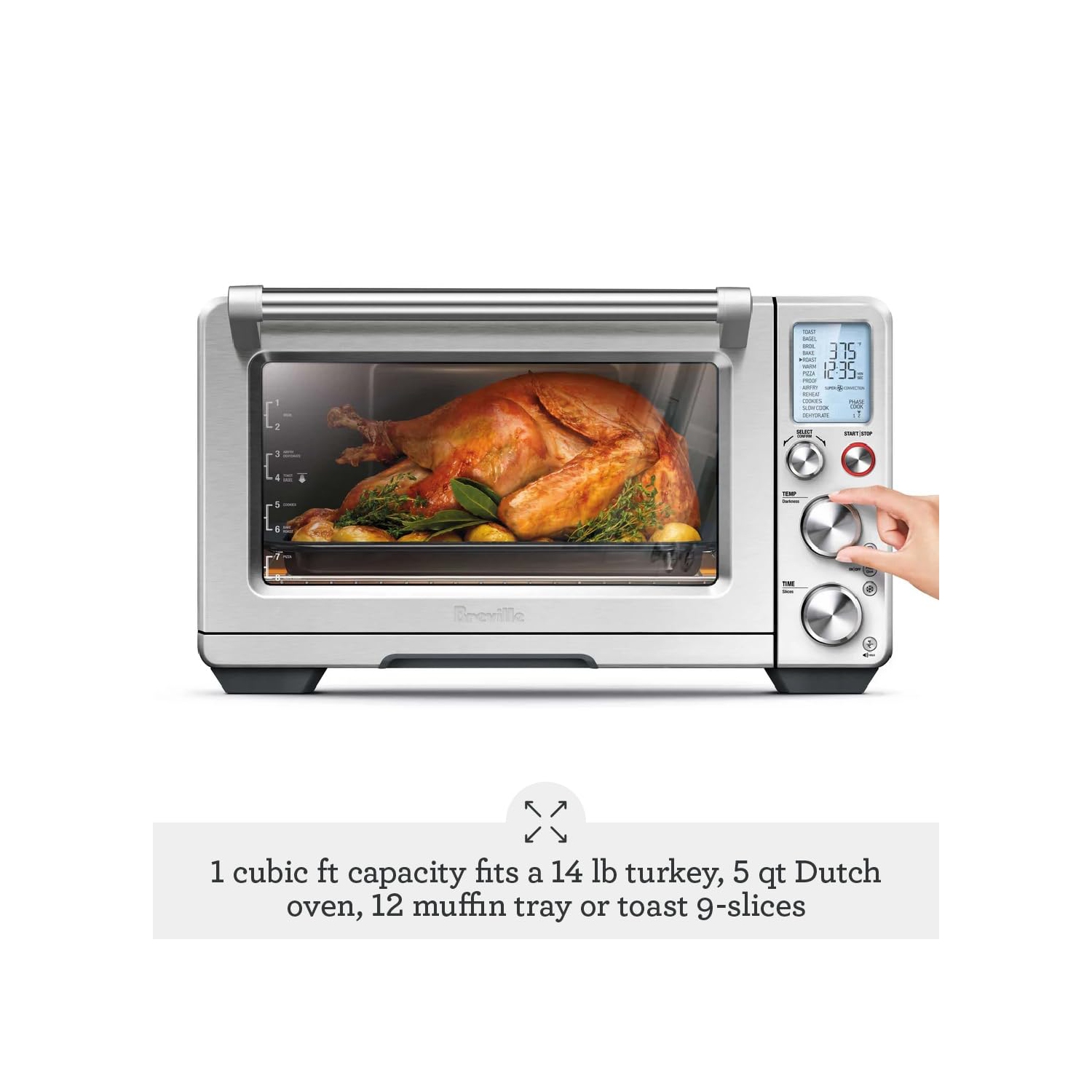 Breville BOV900BSS four à convection Smart Oven Air, grand, argenté