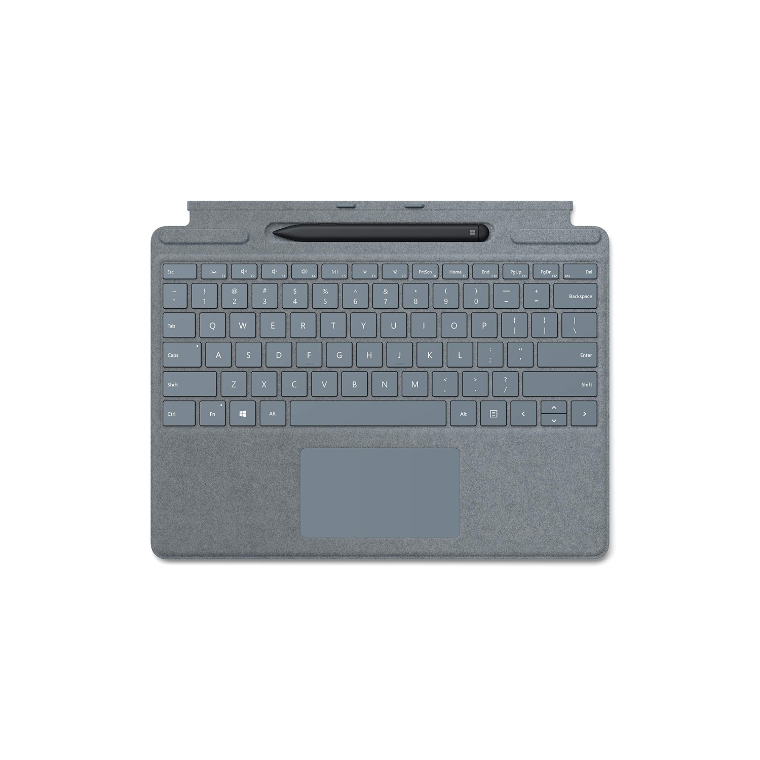 Open Box - Microsoft Surface Pro X Signature Keyboard with Slim Pen - English - Ice Blue