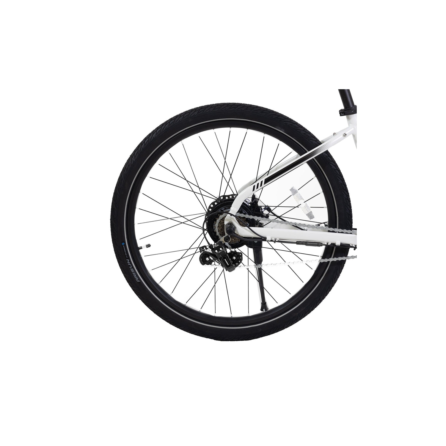 CTI E-Bike by GOTRAX - 27.5" Pneumatic Tires, 350W Motor, Top Speed 32 km/h, Range 35km/65km, Pedal Assist, 5-6 hr Charge Time, Aluminum Alloy E-Bike