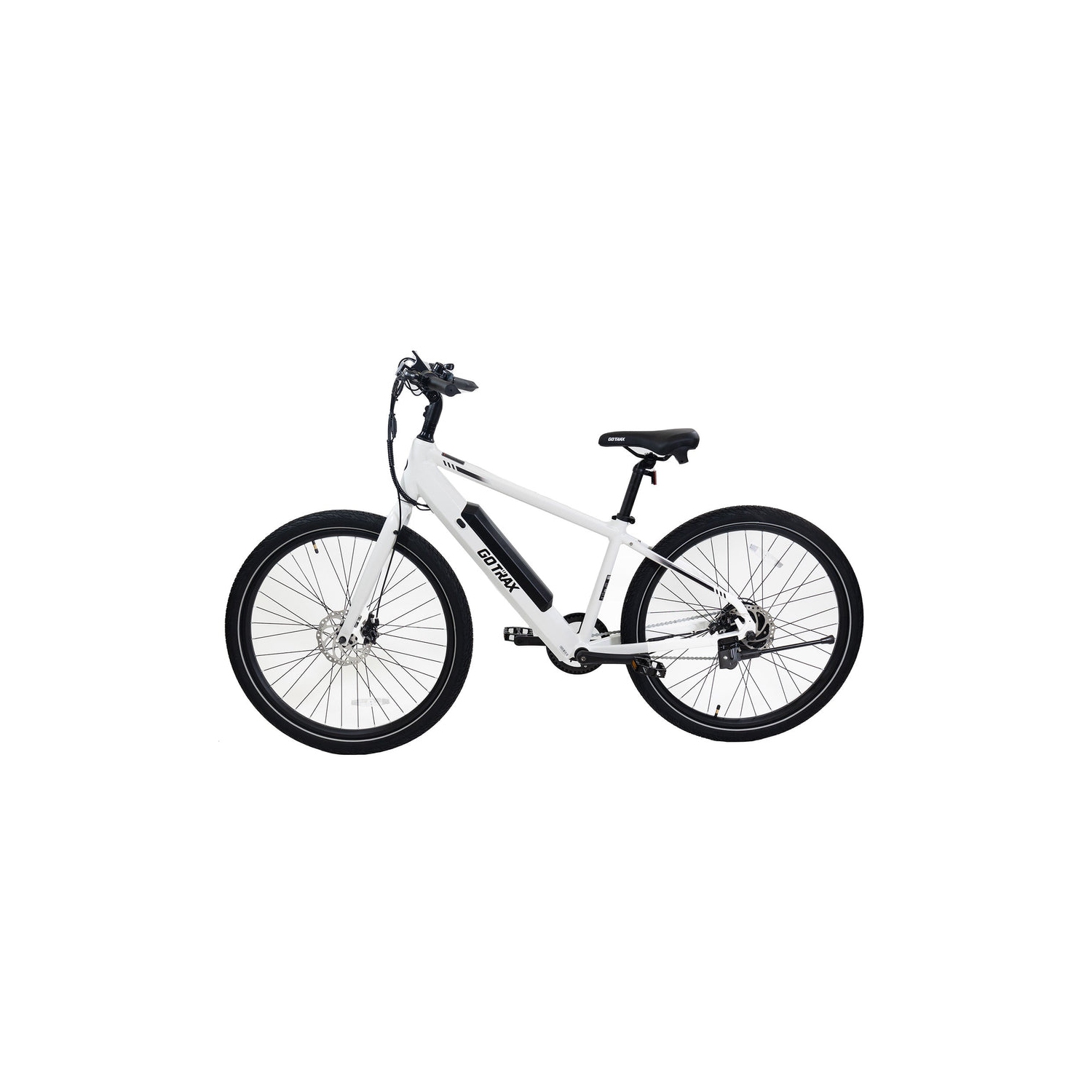 CTI E-Bike by GOTRAX - 27.5" Pneumatic Tires, 350W Motor, Top Speed 32 km/h, Range 35km/65km, Pedal Assist, 5-6 hr Charge Time, Aluminum Alloy E-Bike