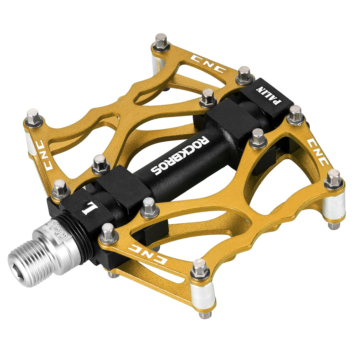 Pédales de vélo de montagne pédales antidérapantes pédales de VTT durables et légères pédales de vélo en alliage d'aluminium pour vélos de montagne