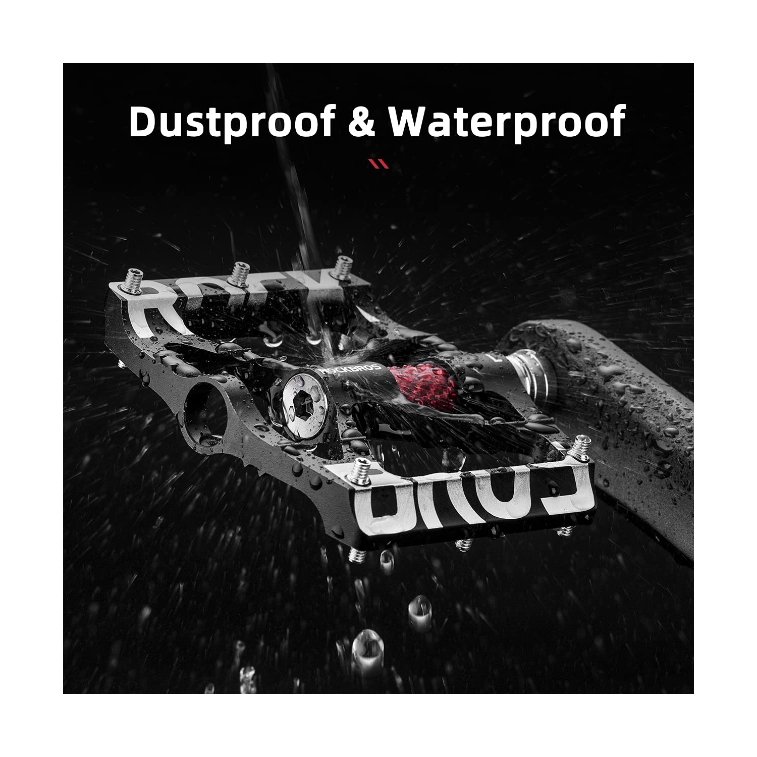 Mountain Bike Pedals MTB Pedals CNC Non-Slip Lightweight Aluminum Alloy Bicycle Pedals Sealed Bearings Bicycle Platform Pedals 9/16" BMX Road Bike