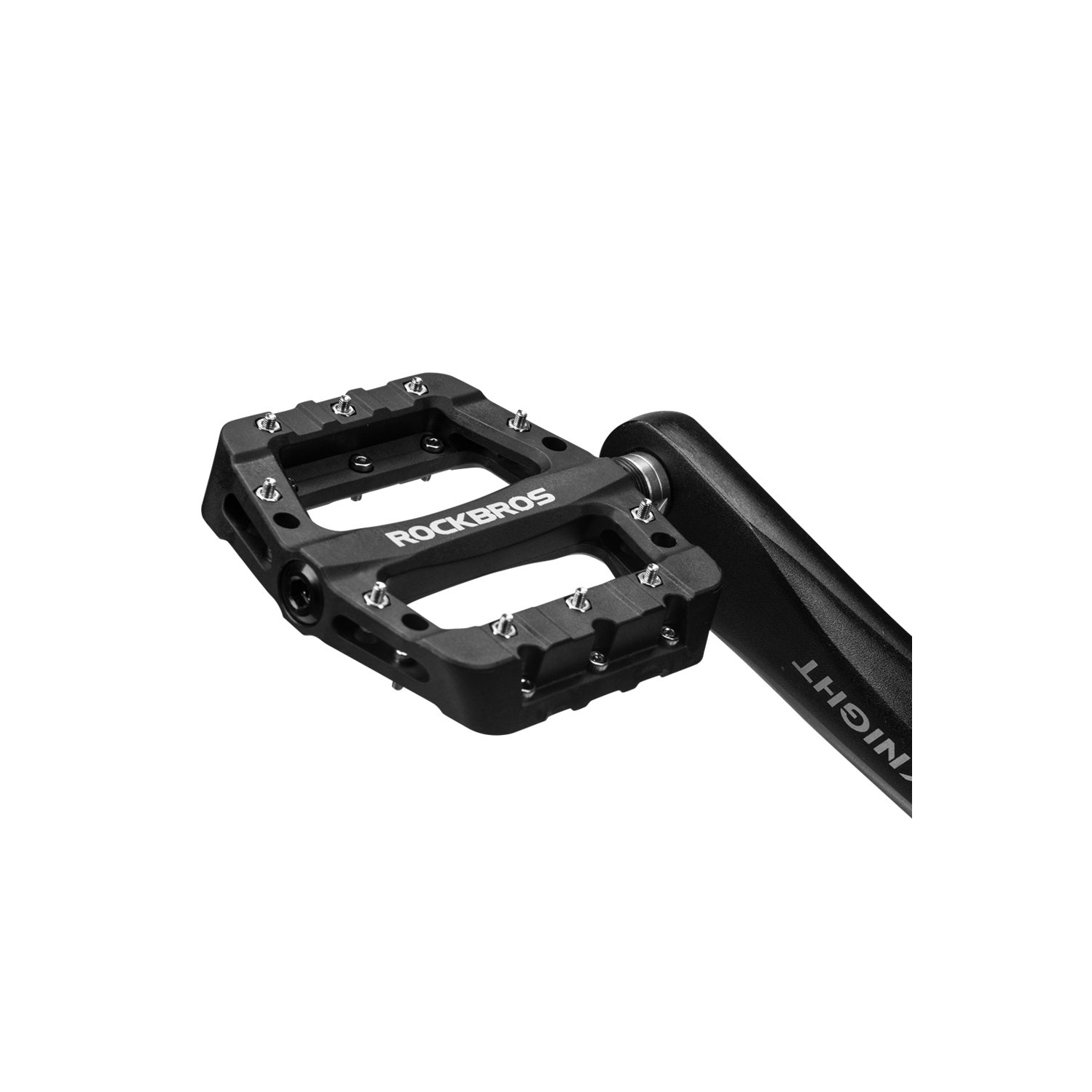 Lightweight Mountain Bike Pedals Nylon Fiber Bicycle Platform Pedals for Road MTB 9/16"