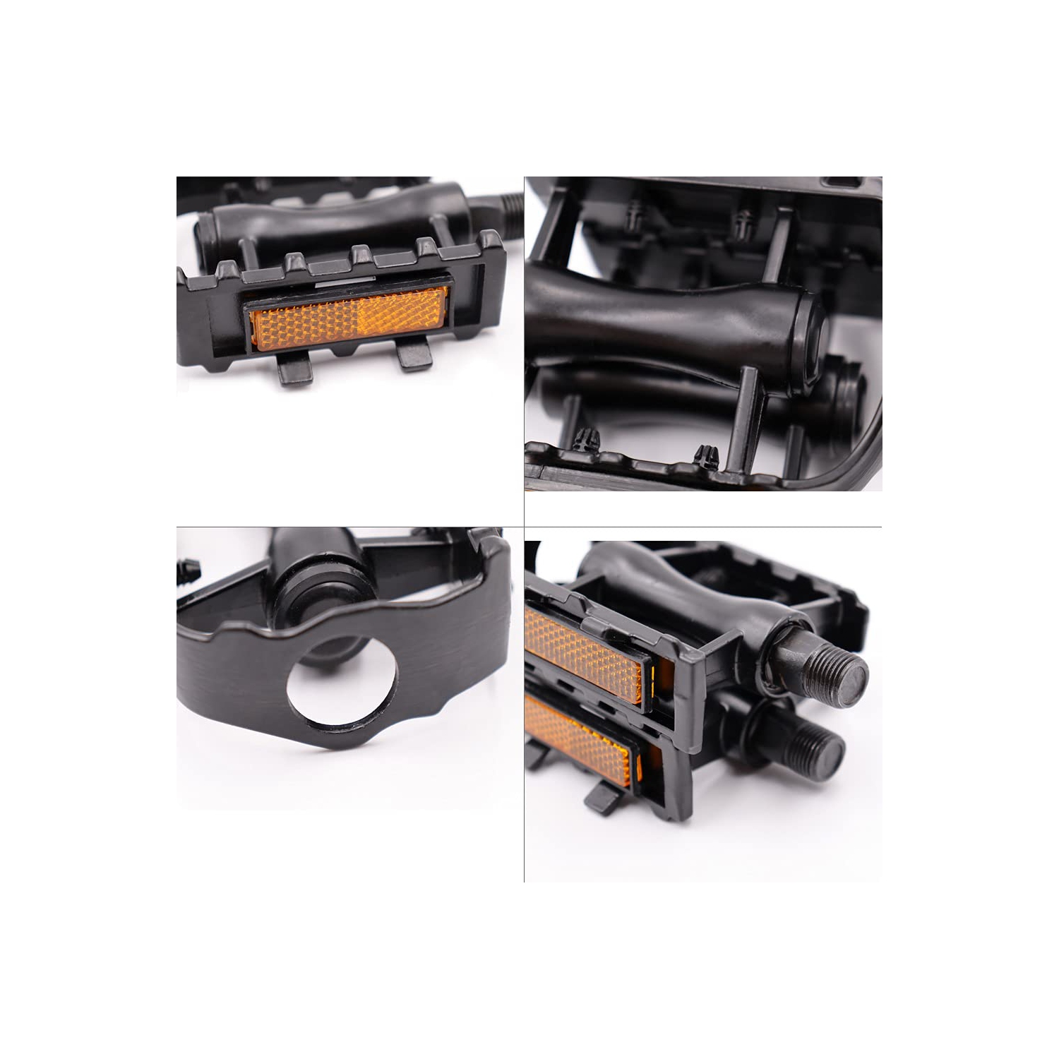 Bicycle Pedals Road Bike,City Bike Pedals,Aluminum Alloy Durable Sealed Bearing Axle Bicycle Pedals for Universal Mountain Bike Road Bike Trekking