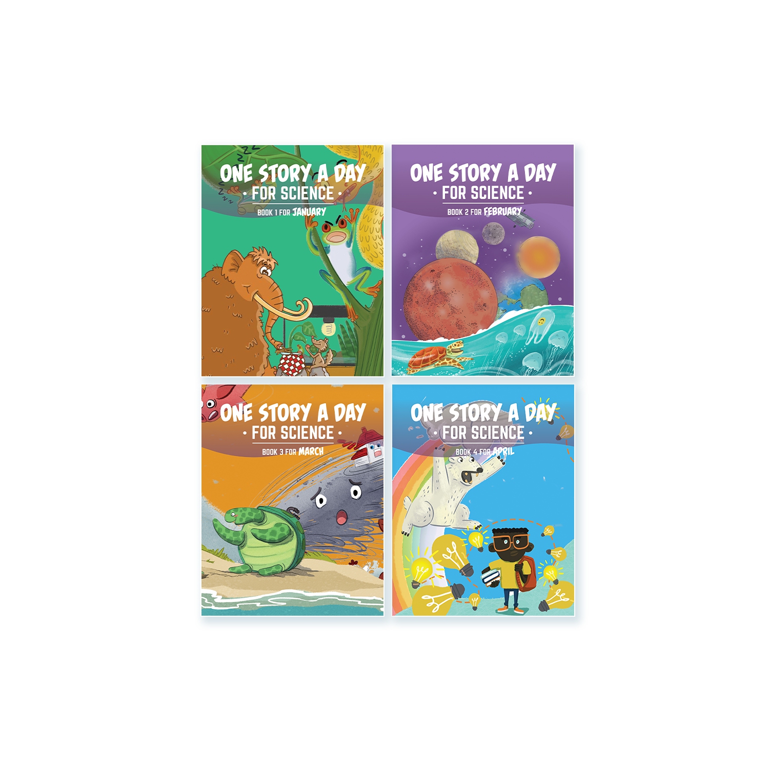 One Story a Day for Science - Ensemble de 4