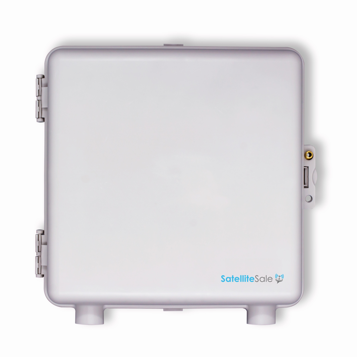 SatelliteSale Weatherproof Junction Box Heavy Duty Enclosure 12x12x3 Inches UV-Rated Thermoplastic Alloy