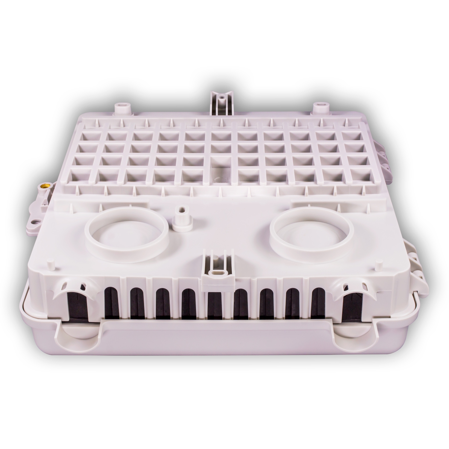 SatelliteSale Weatherproof Junction Box Heavy Duty Enclosure 12x12x3 Inches UV-Rated Thermoplastic Alloy