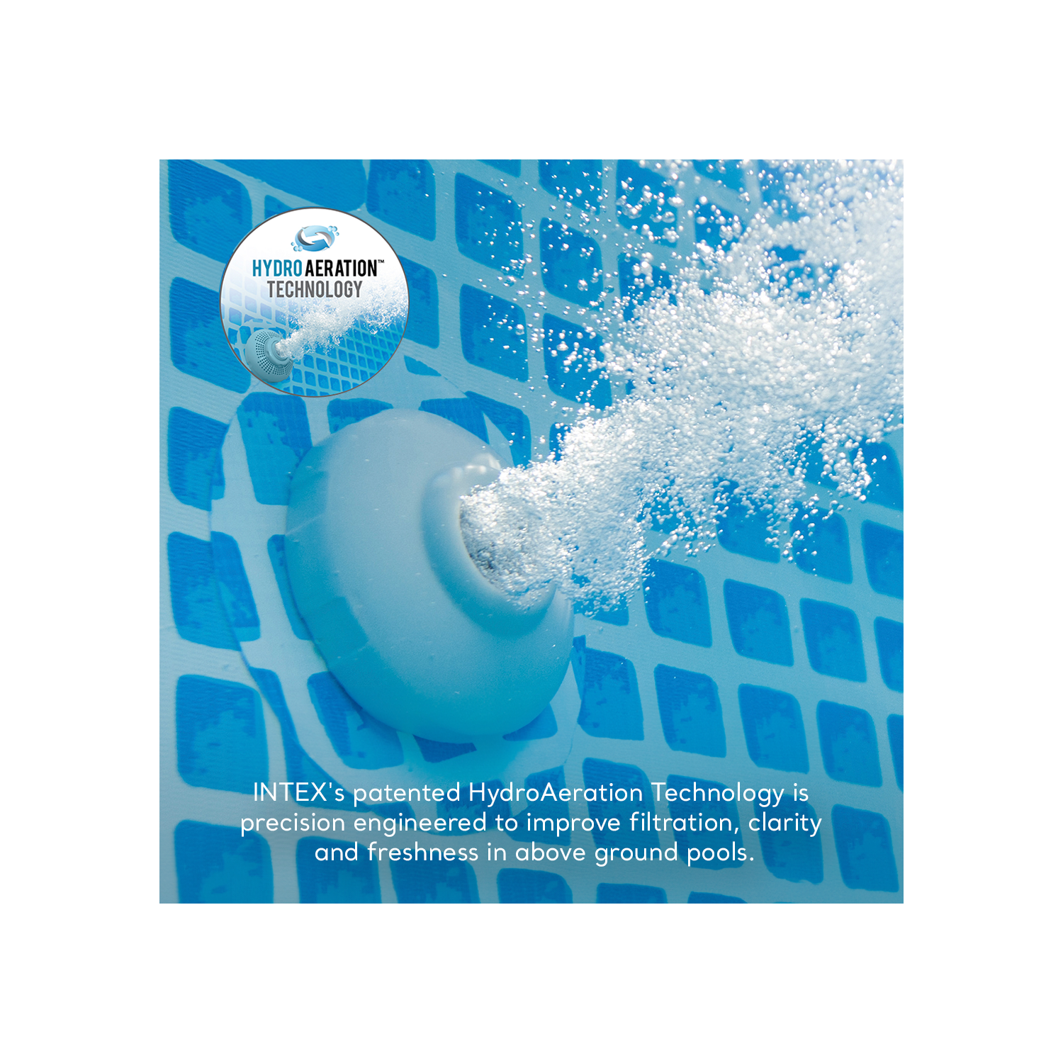 Système Intex Krystal d'eau salée transparente