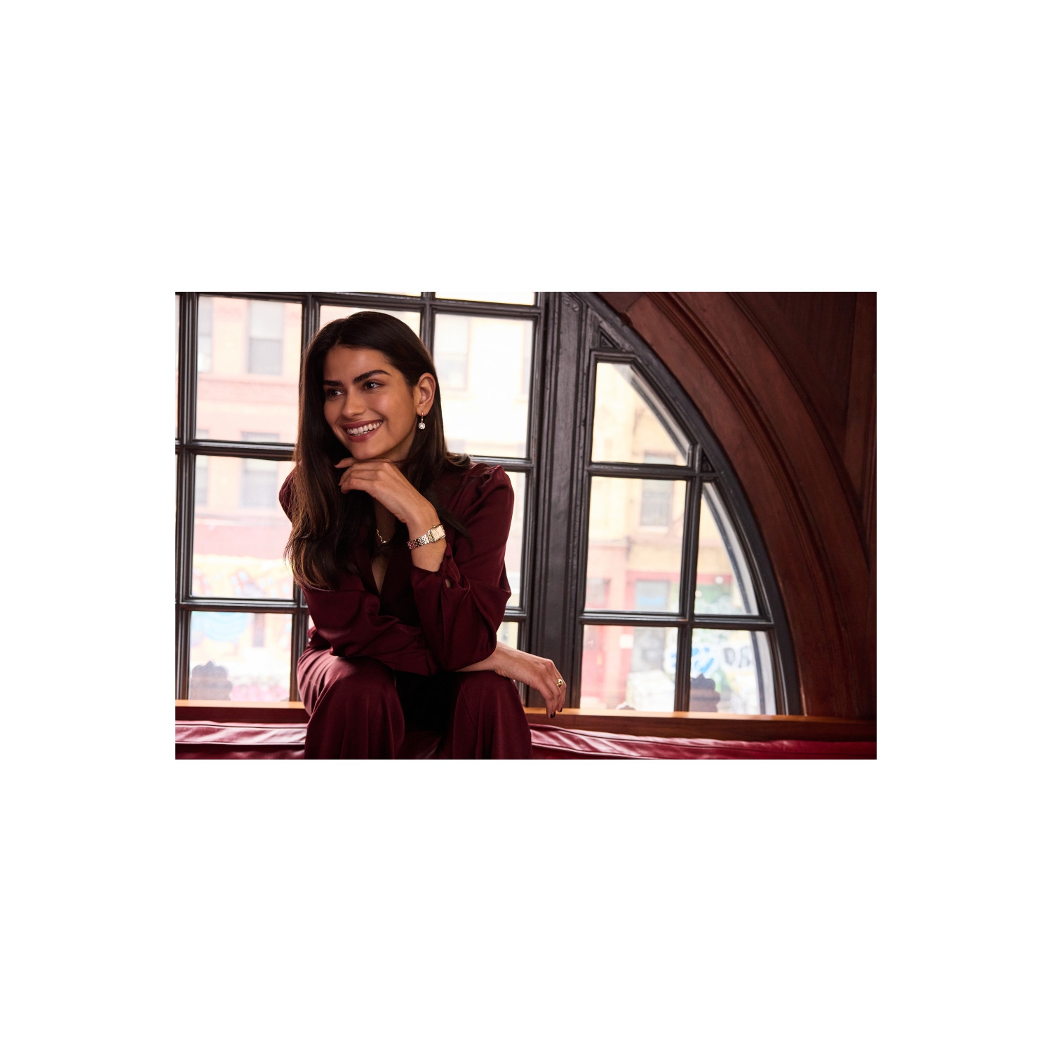 Bulova Ladies Sutton Quartz Watch 21mm Two-Tone Stainless Steel Case Two-Tone SS Bracelet with White Dial