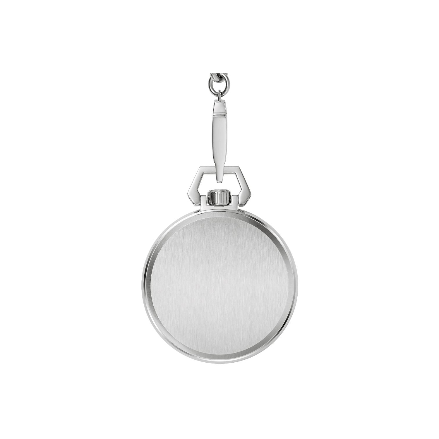 Montre automatique Sutton pour hommes de Bulova, 50 mm boîtier en inox argenté et chaîne avec cadran argenté