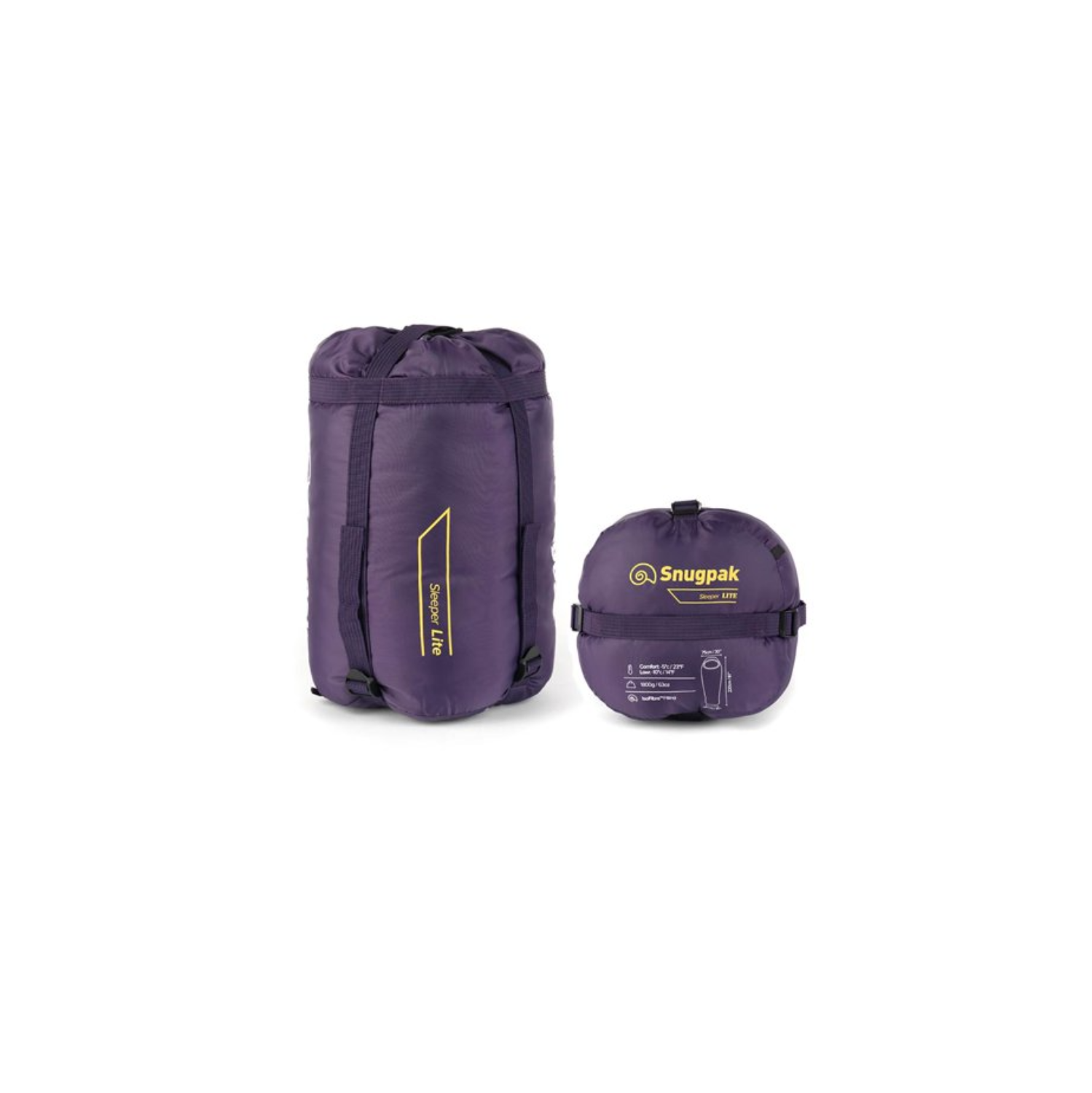 Sac de couchage quotidien chaud et durable Snugpak Basecamp OPS SLEEPER Lite - Violet