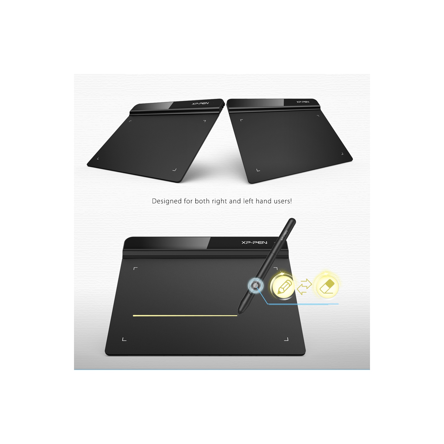 XPPen StarG640 6x4 pouces OSU! Tablette à dessin ultramince Carte graphique numérique tablette stylet sans pile (8192 niveaux pression du stylet）