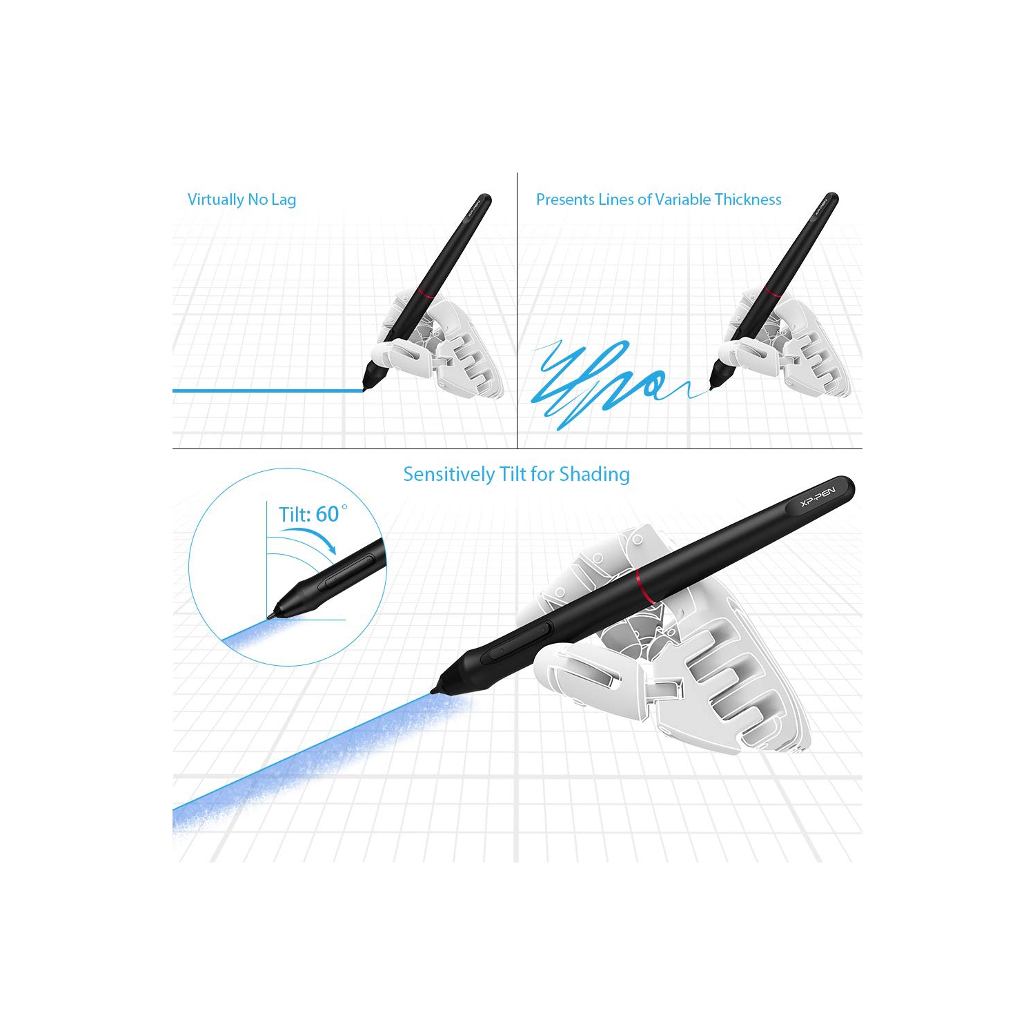 XPPen Artist 15,6 Pro 15,6 po écran graphique moniteur de dessin technologie entièrement laminé moniteur de dessin 8192 niveaux Stylet sans pile