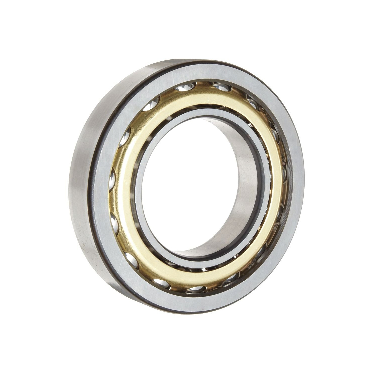 SKF 7219 BECBM Light Series Angular Contact Ball Bearing, Universal Mounting, ABEC 1 Precision, 40 Contact Angle, Open, Brass Cage, Normal Clearance, 95mm Bore
