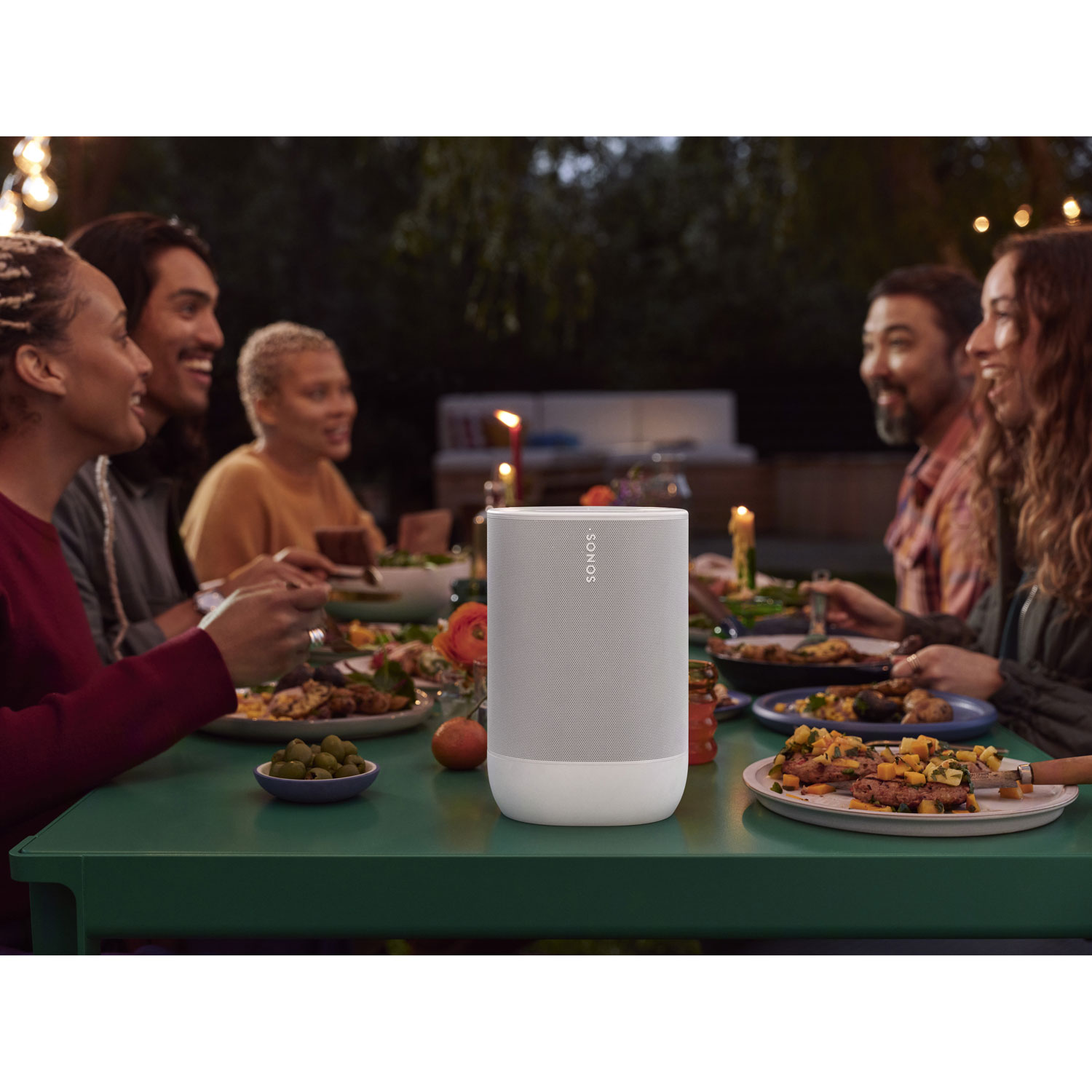 Sonos Move 2 Portable Durable Smart Speaker - White