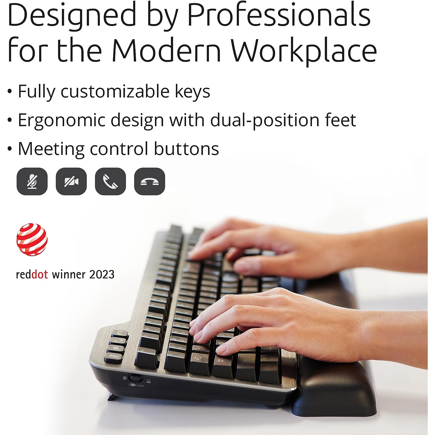 Kensington MK7500F QuietType™ Pro Silent Mechanical Keyboard - Wireless Full Size