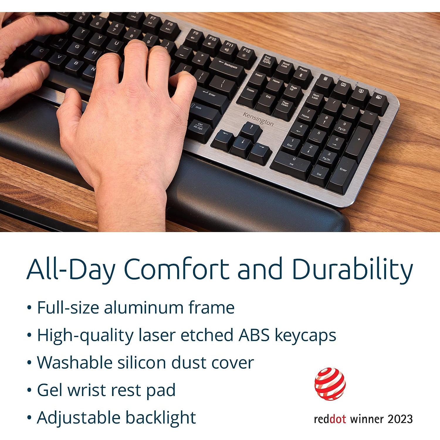 Kensington MK7500F QuietType™ Pro Silent Mechanical Keyboard - Wireless Full Size