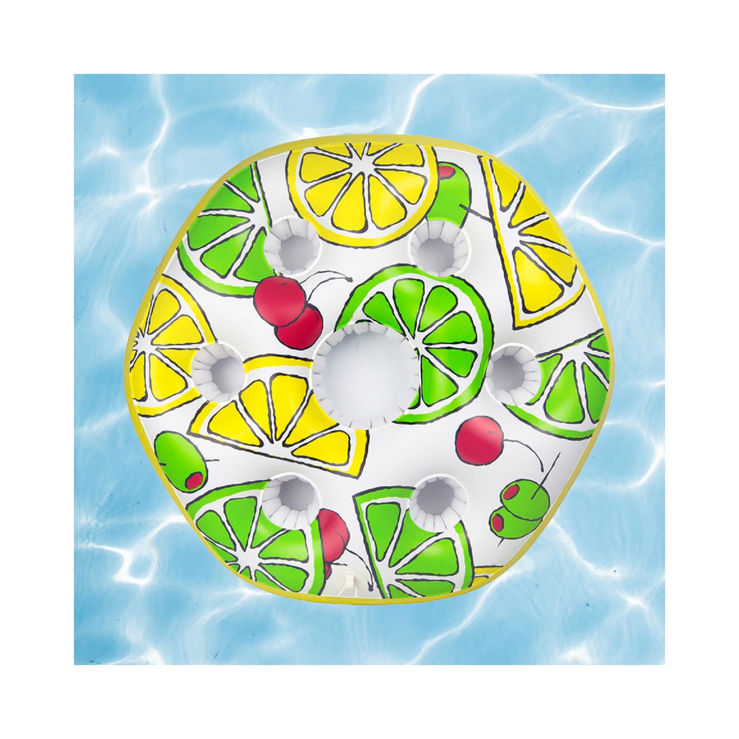 Inflatable Lemon and Lime Swimming Pool Refreshment Float - 29"