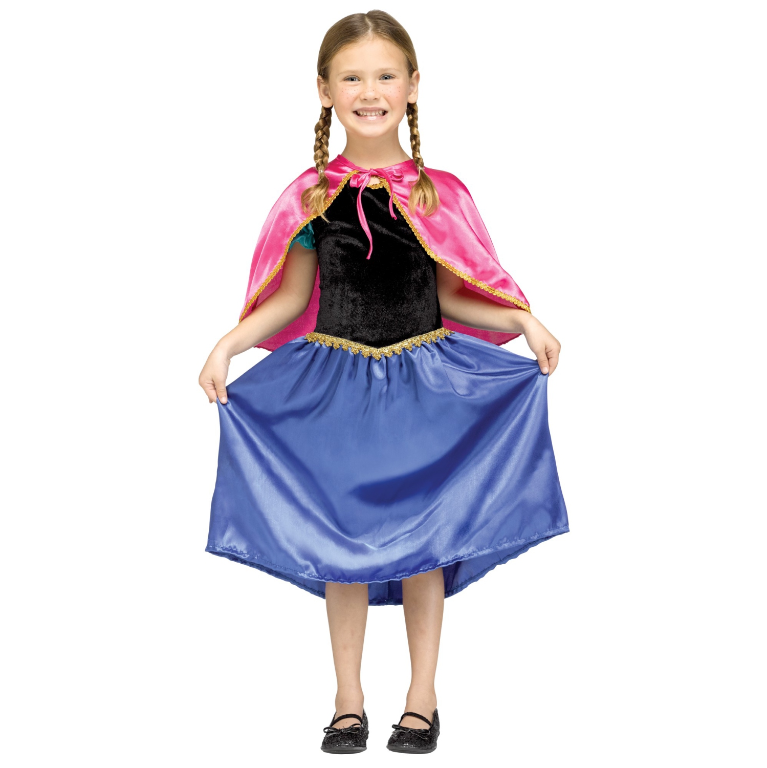 Princess Gown and Cape Toddler Girls Halloween Costume Medium