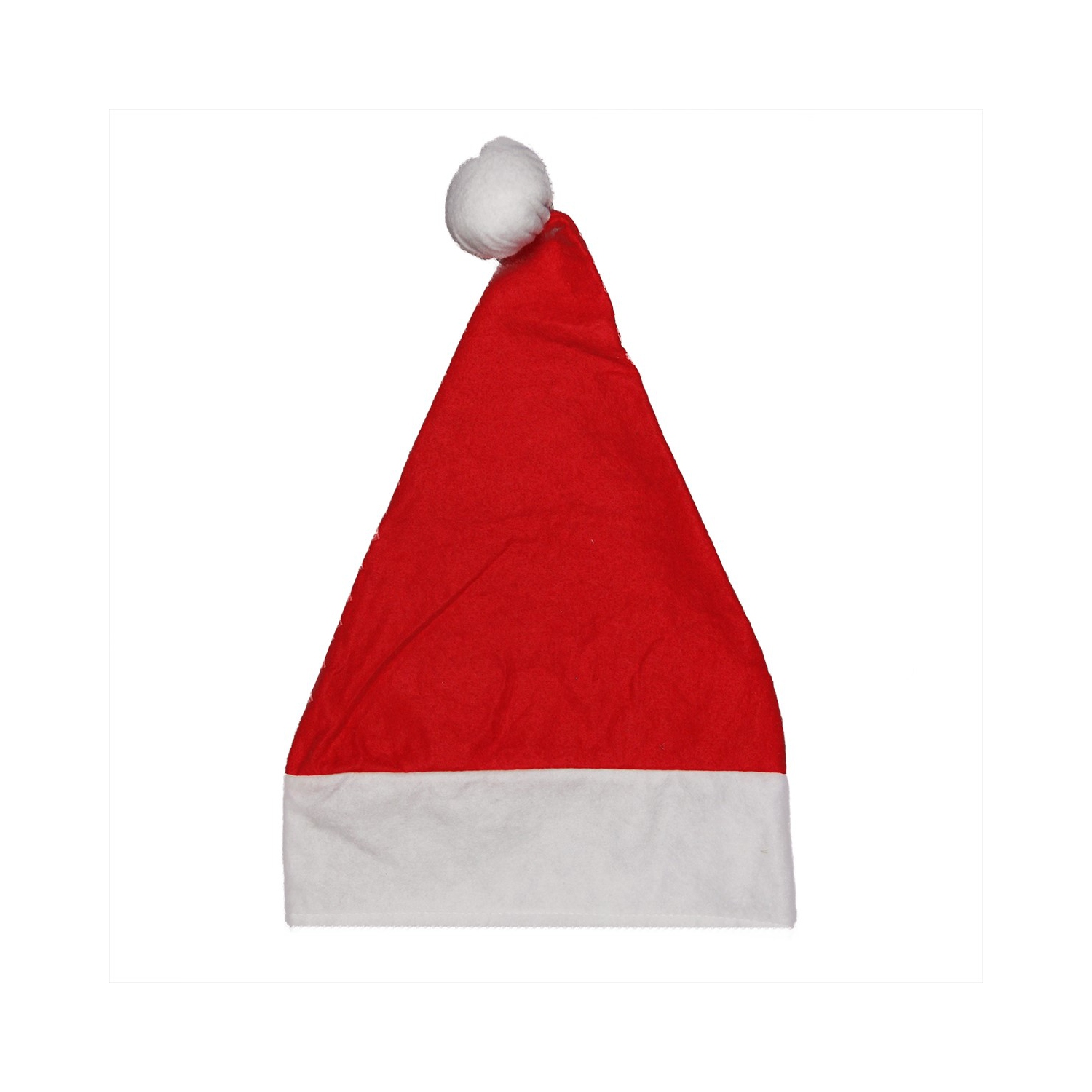 Costume de père Noël unisexe pour adultes, rouge et blanc - petit