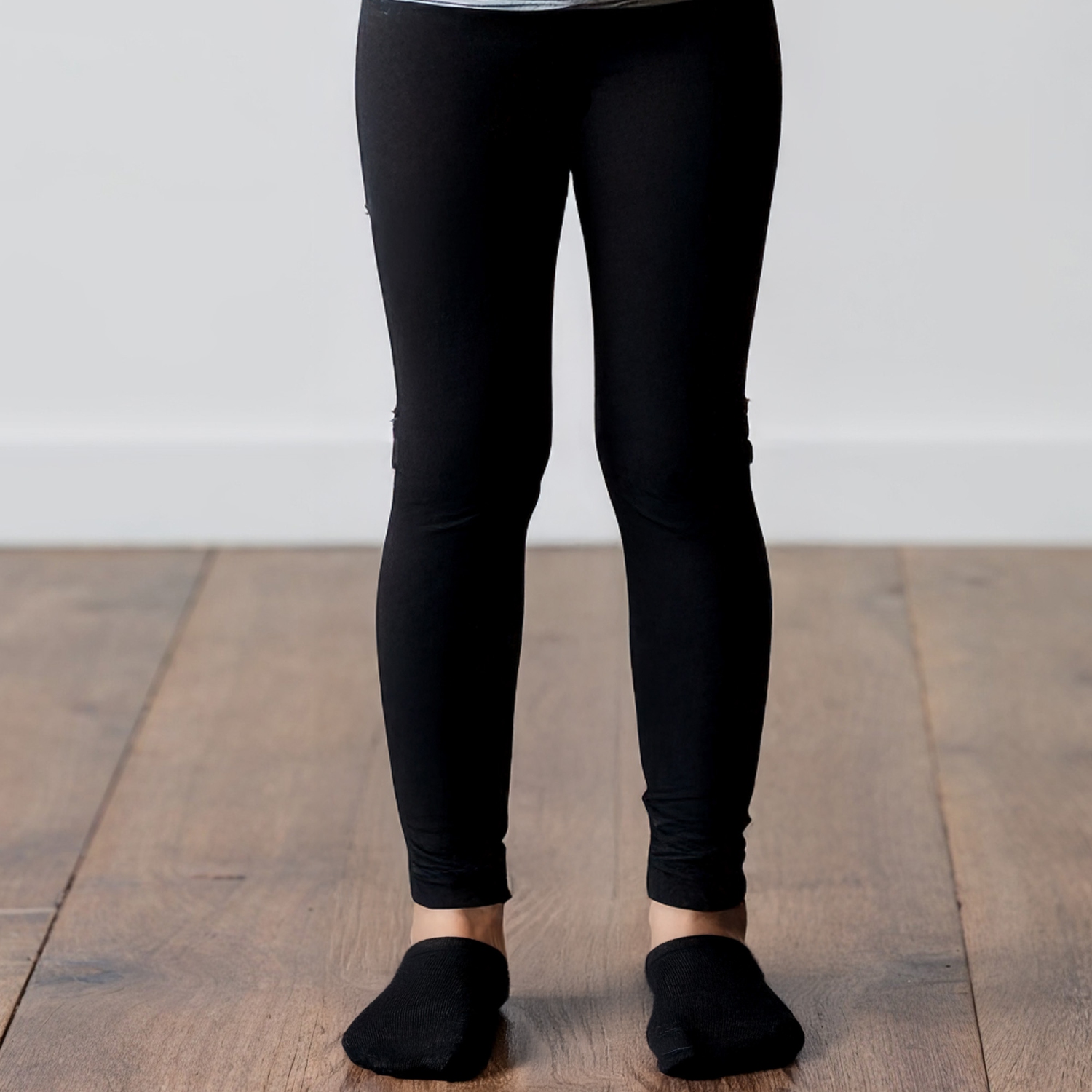 Collants d'Halloween sans pieds pour enfants - taille 8-10 - Noir