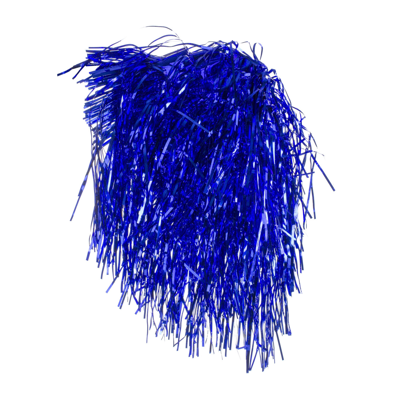 Shiny Blue Tinsel Women's Halloween Wig Costume Accessory- One Size