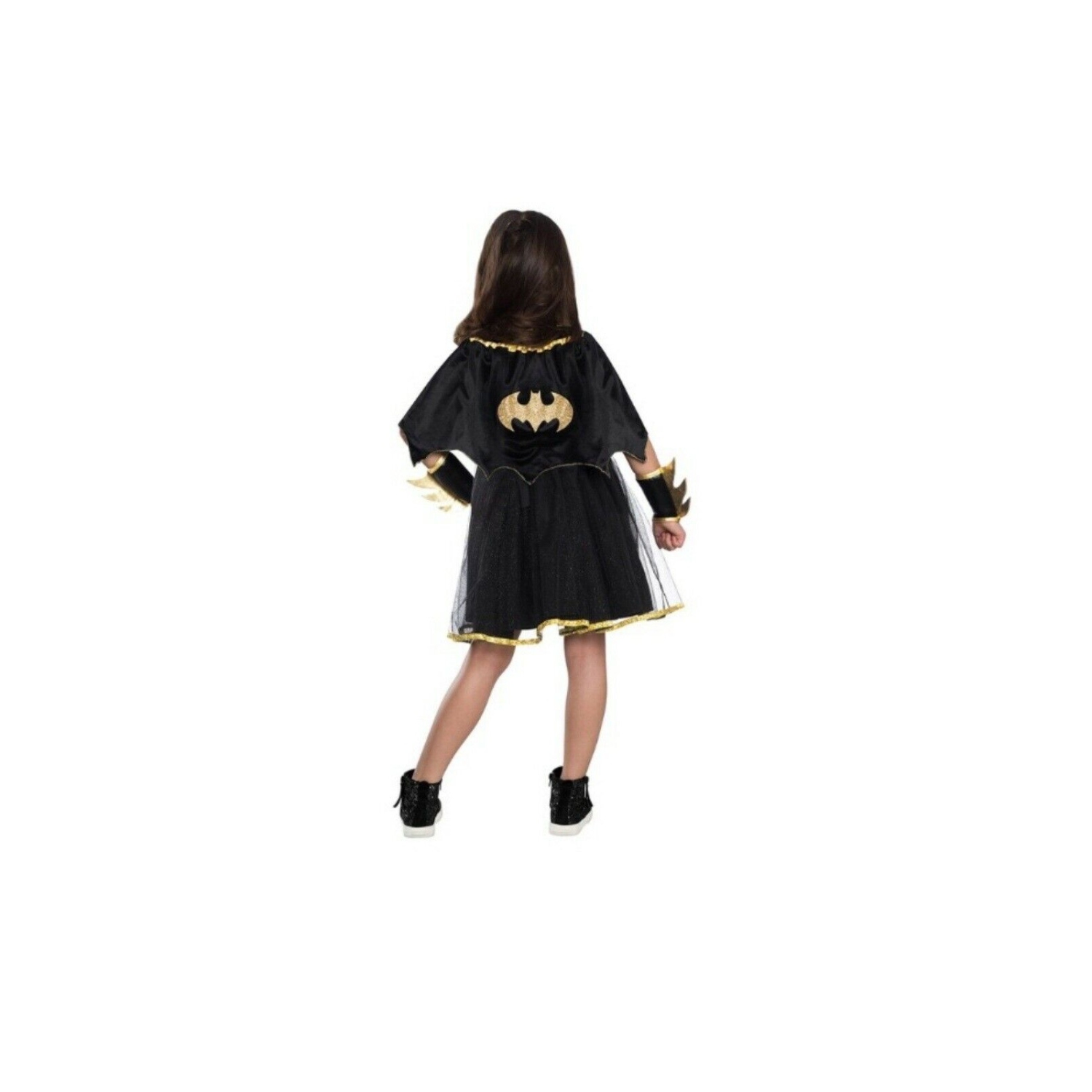 Girls Batgirl Tutu Dress Childs Halloween Costume - Extra Small 3-4