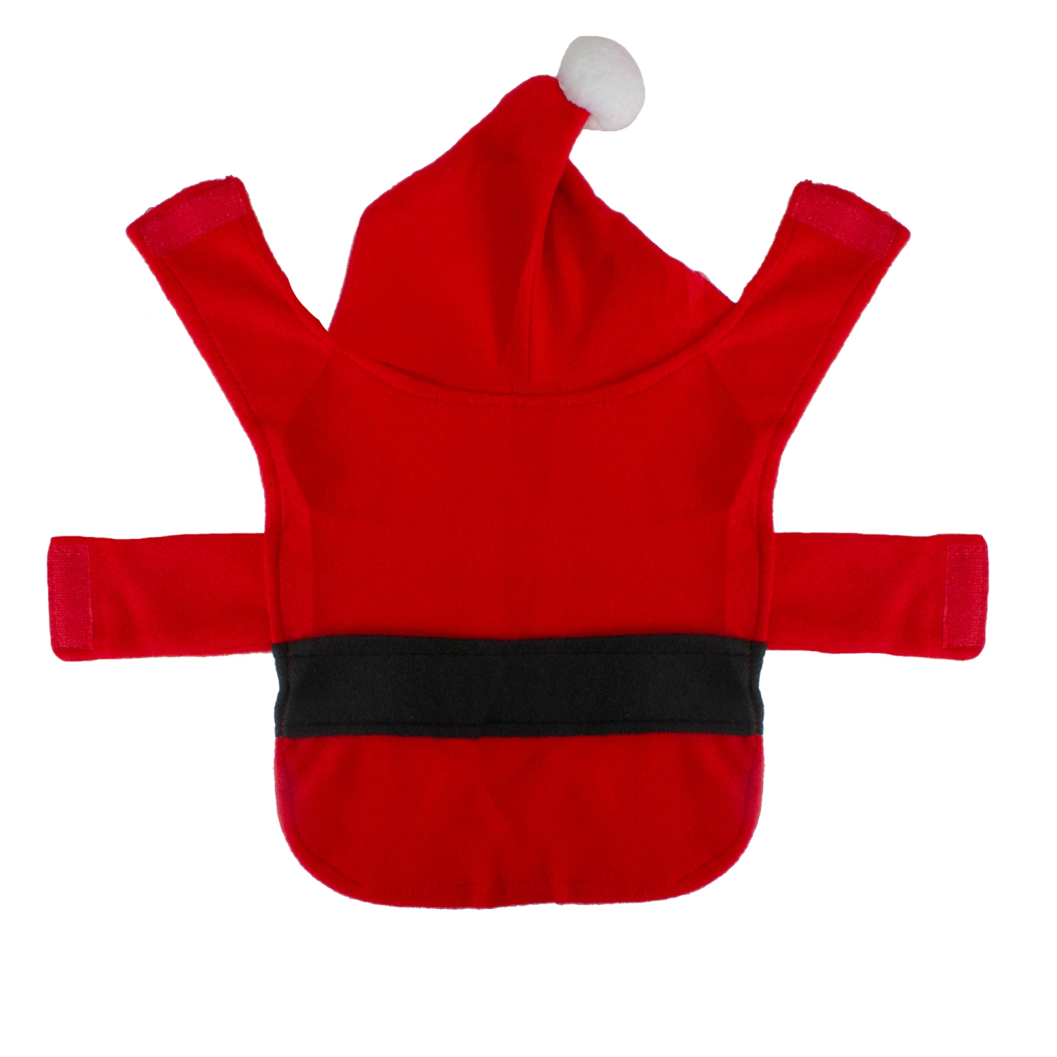 Costume de chien de Noël avec chapeau du père Noël - taille M