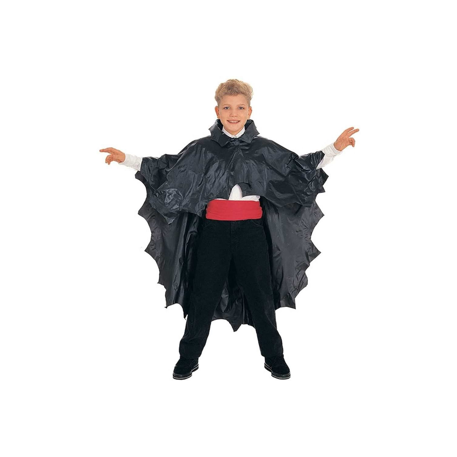 Accessoires d'Halloween Childs Black Vampire Cape - 45 po taille unique