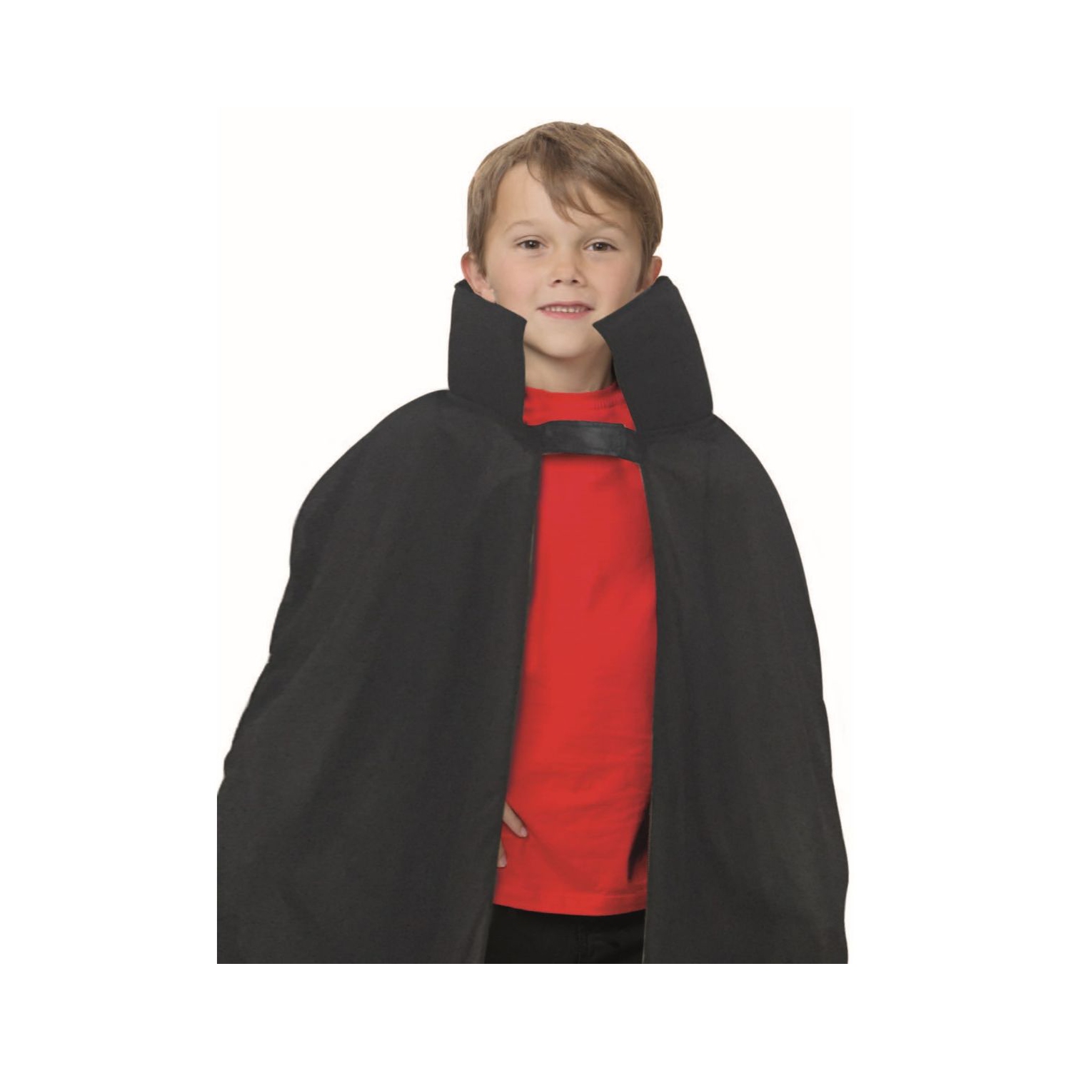 Black Vampire Boy Child Halloween Cape Costume Accessory - Large