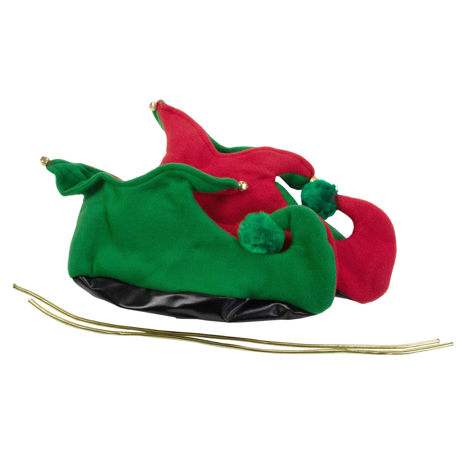 Costume de Noël de lutin rouge et vert pour adulte – taille plus grande