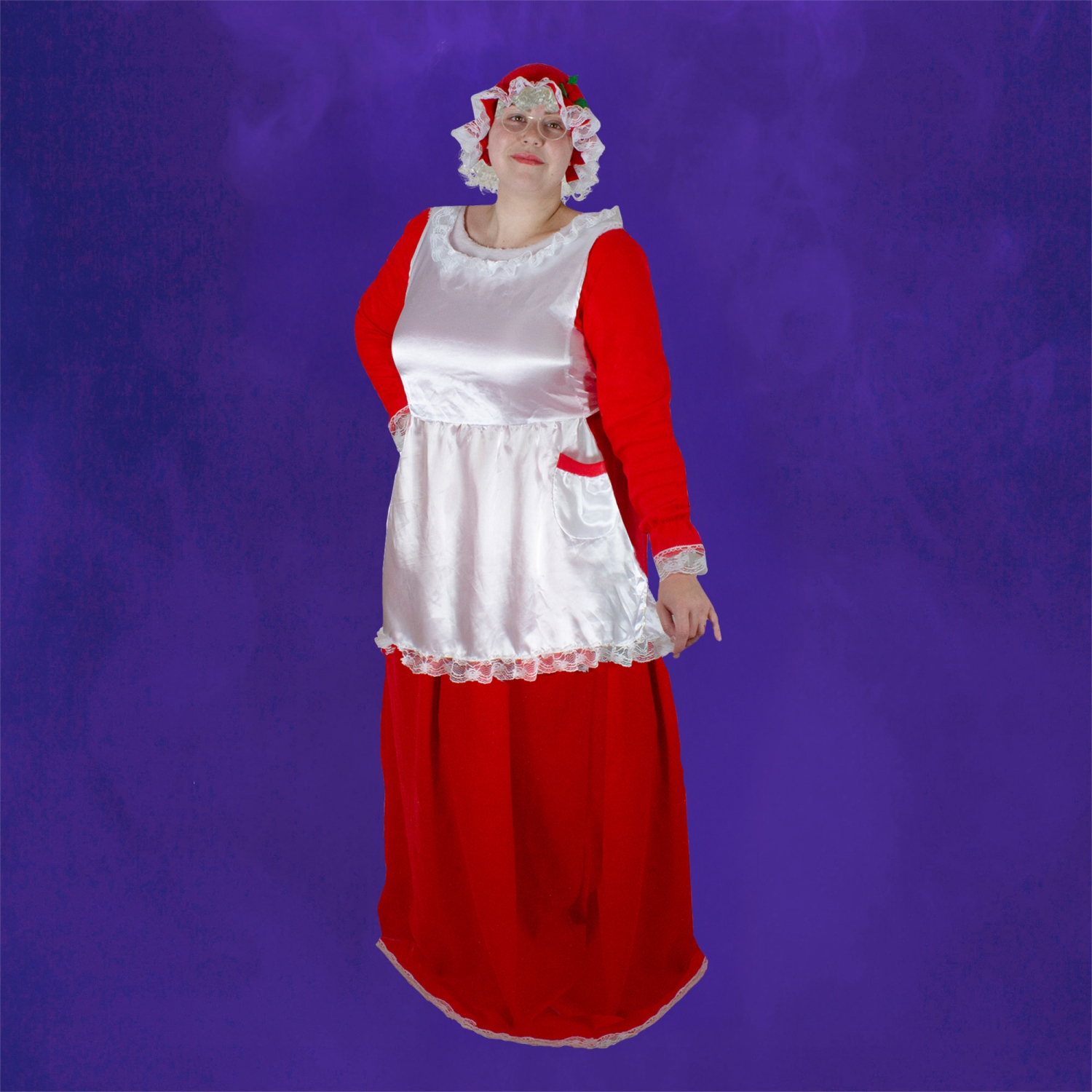 Women's Mrs. Claus Costume Set - Plus Size