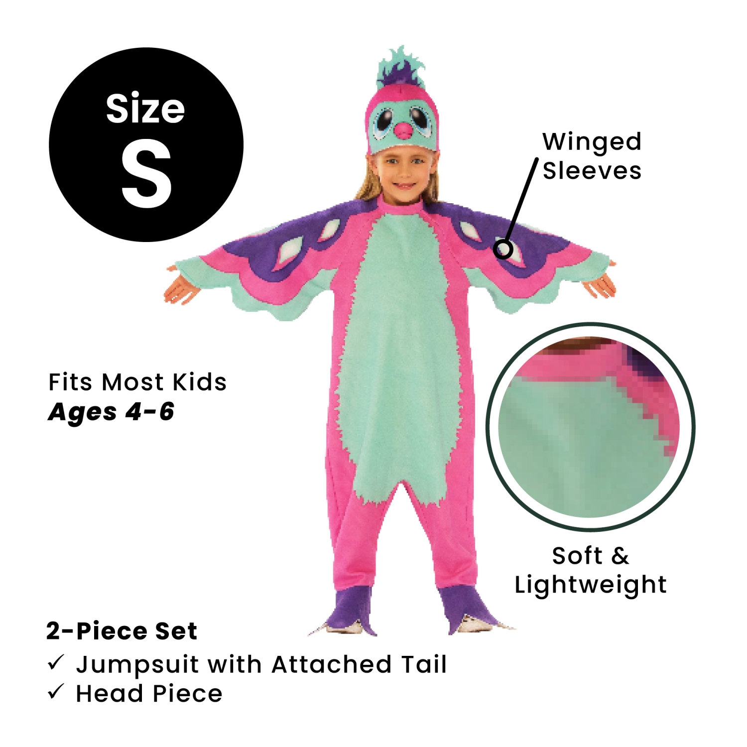 Penguala Hatchimal Children's Halloween Costume - Small 4-6