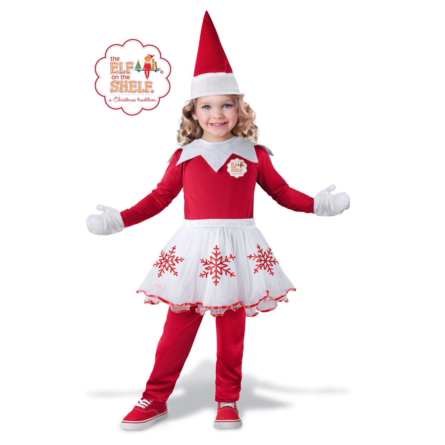 The Elf on the Shelf Toddler Girl Elf Christmas Costume - Medium