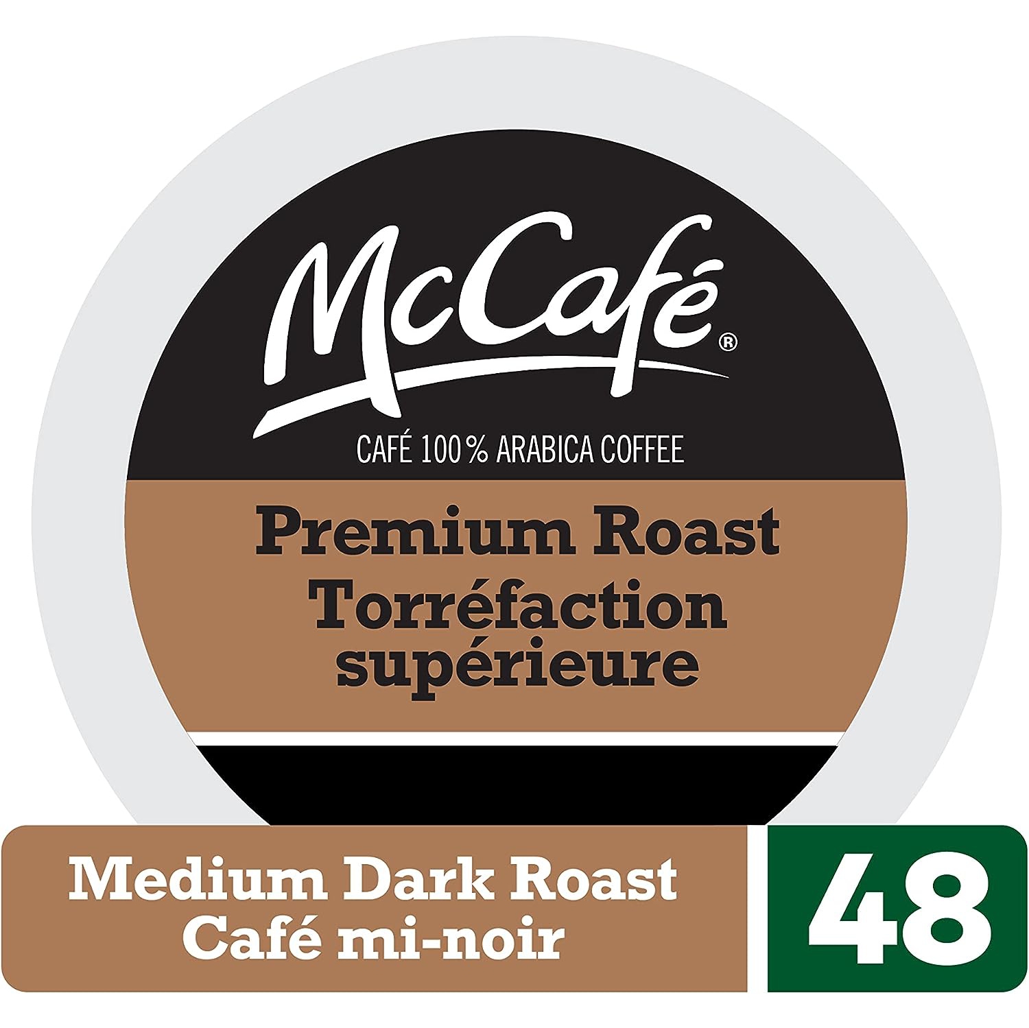 McCafé Premium Medium Dark Roast K-Cup Coffee Pods, 48 Count, Ethically Sourced, For Keurig Coffee Makers