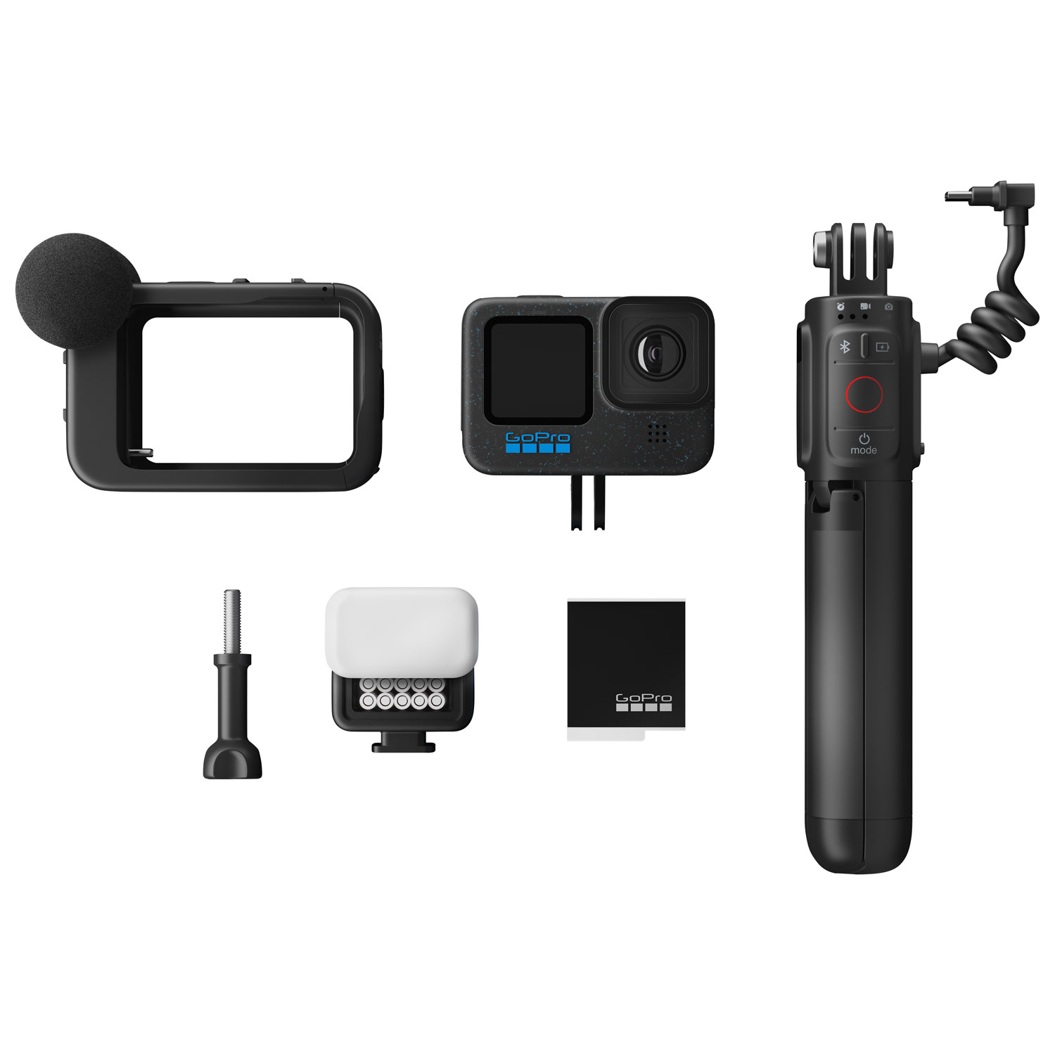 GoPro HERO12 Black Waterproof 5.3K Sports & Helmet Camera - Creator Edition