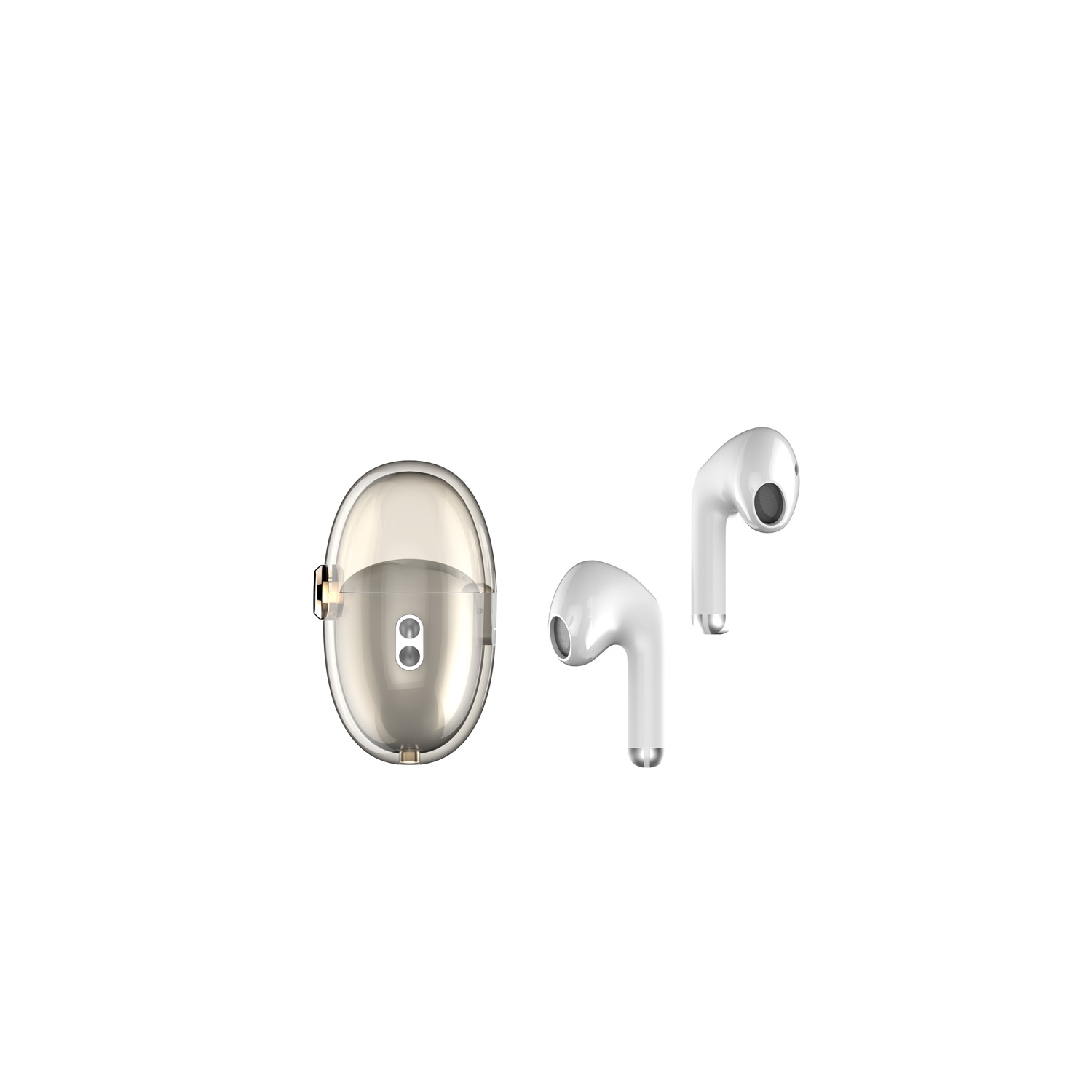 Écouteurs bouton sans fil Bluetooth 5,3 Hi-Fi stéréo avec micro d'axGear