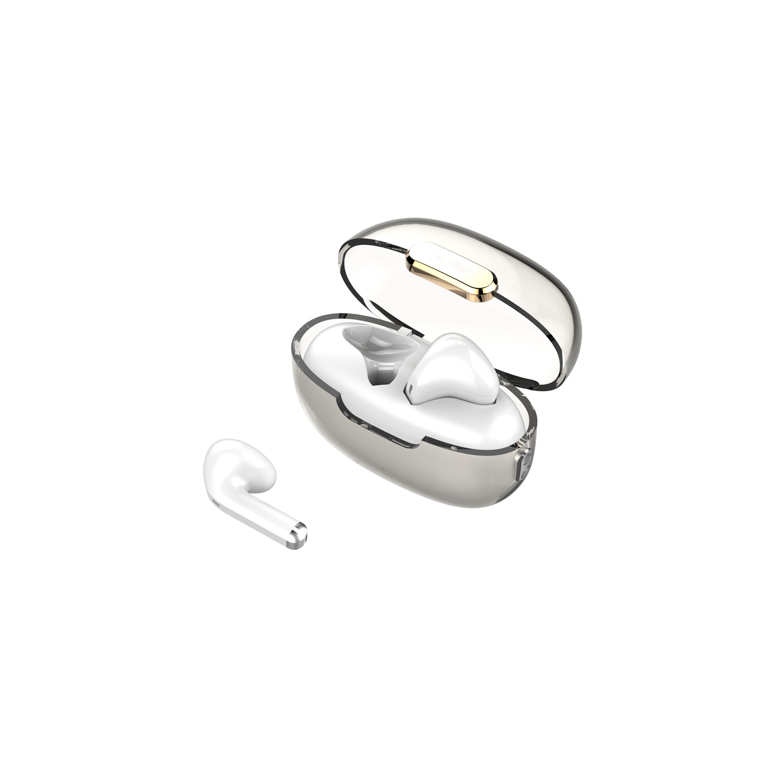 Écouteurs bouton sans fil Bluetooth 5,3 Hi-Fi stéréo avec micro d'axGear