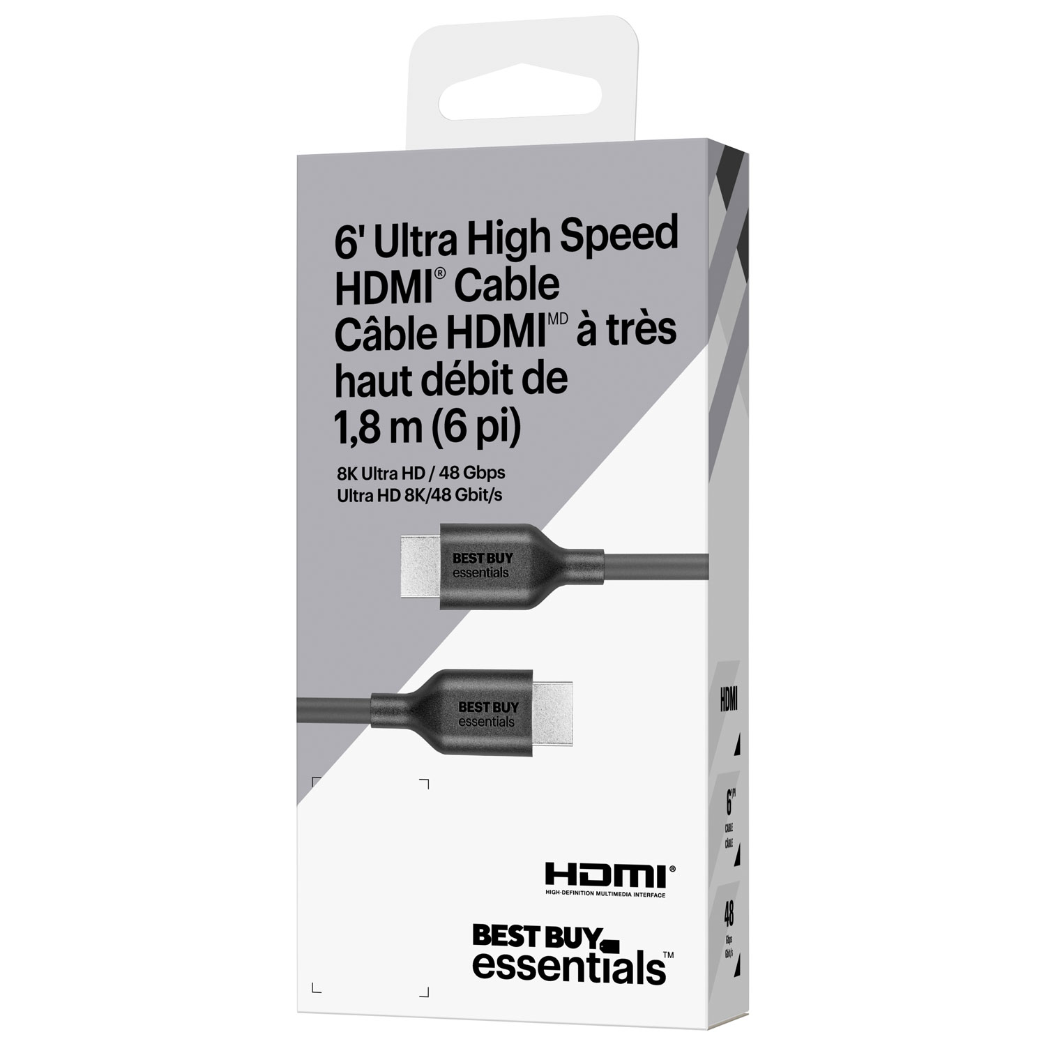 Câble HDMI Ultra HD 8K de 1,83 m Best Buy Essentials - Exclusivité de Best Buy