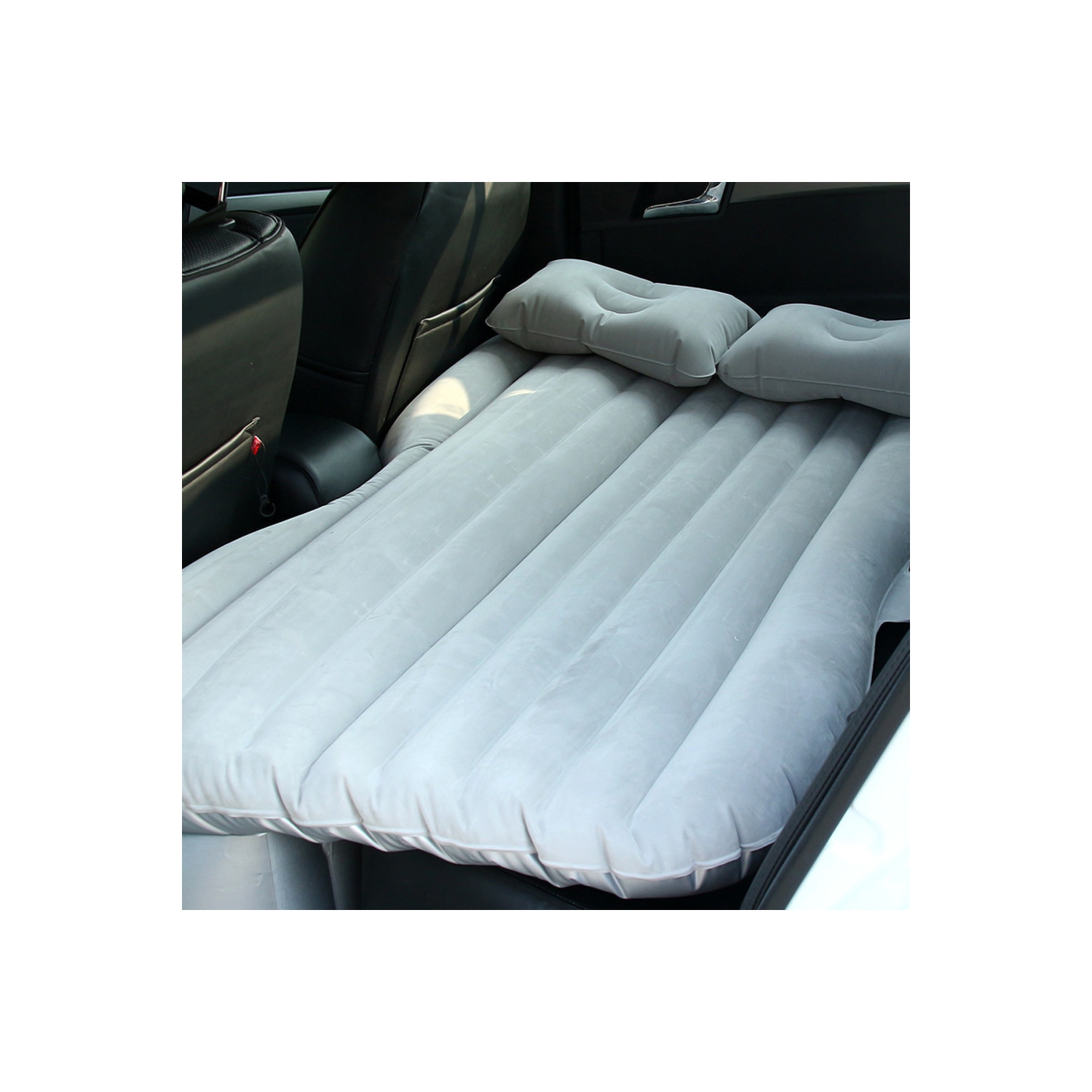 axGear Inflatable Car Travel Air Mattress Back Seat w/ Pump 2 Air Pillows Car SUV Sleeping Mattress Universal Fit