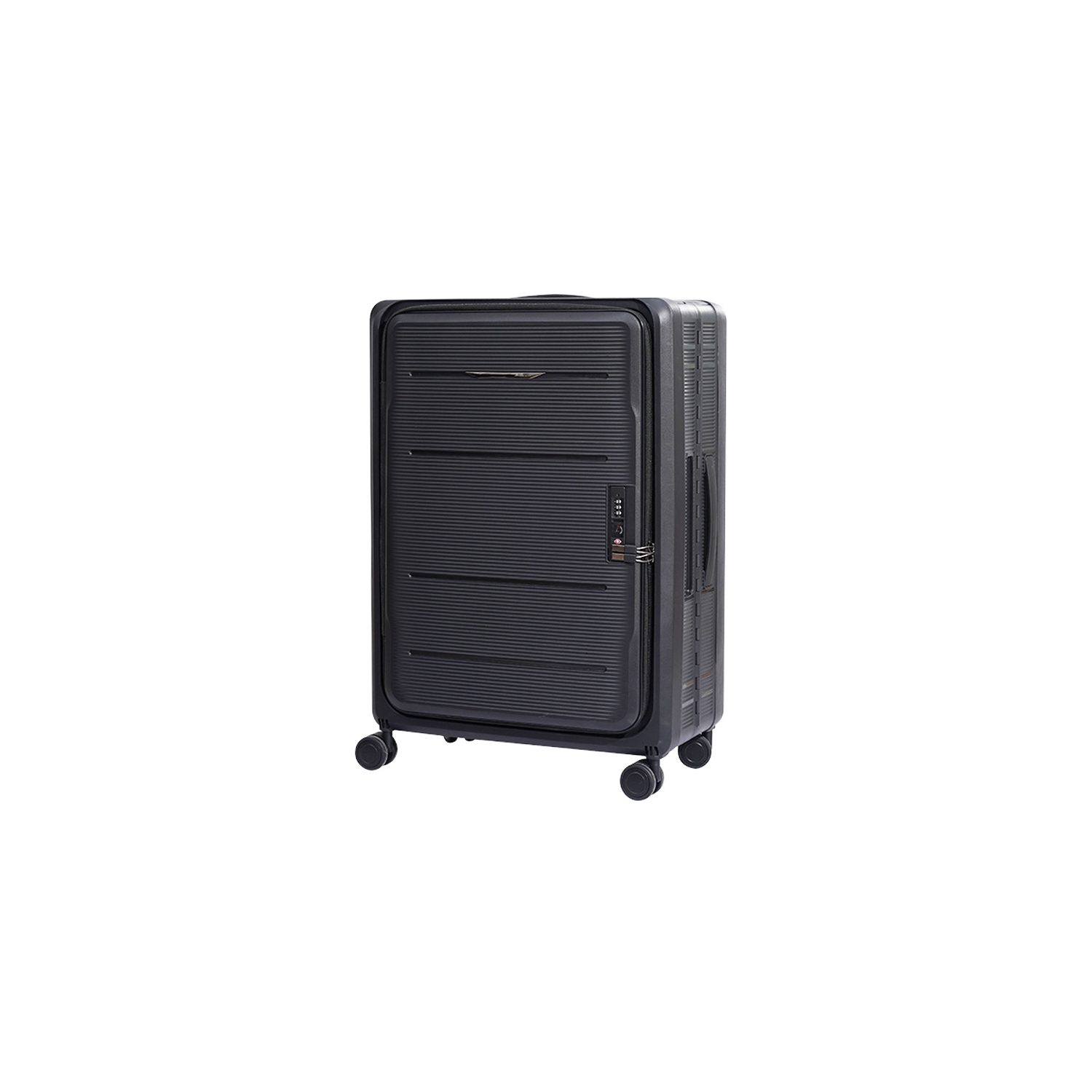 Valise compacte repliable de 24 po repliable avec lampe de voyage d'axGear - Noir